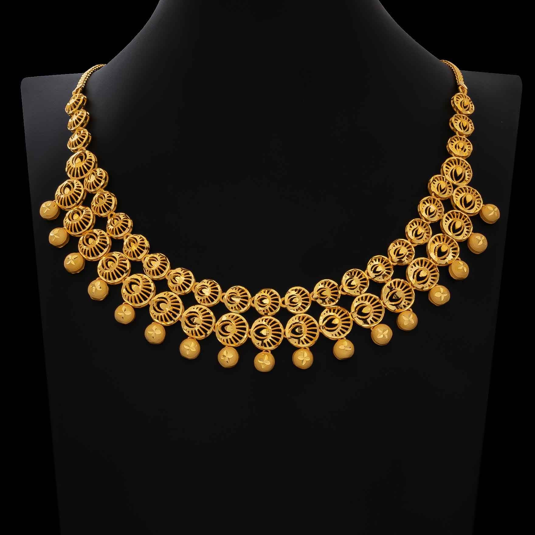 Golden Necklace Short PGNS15-085