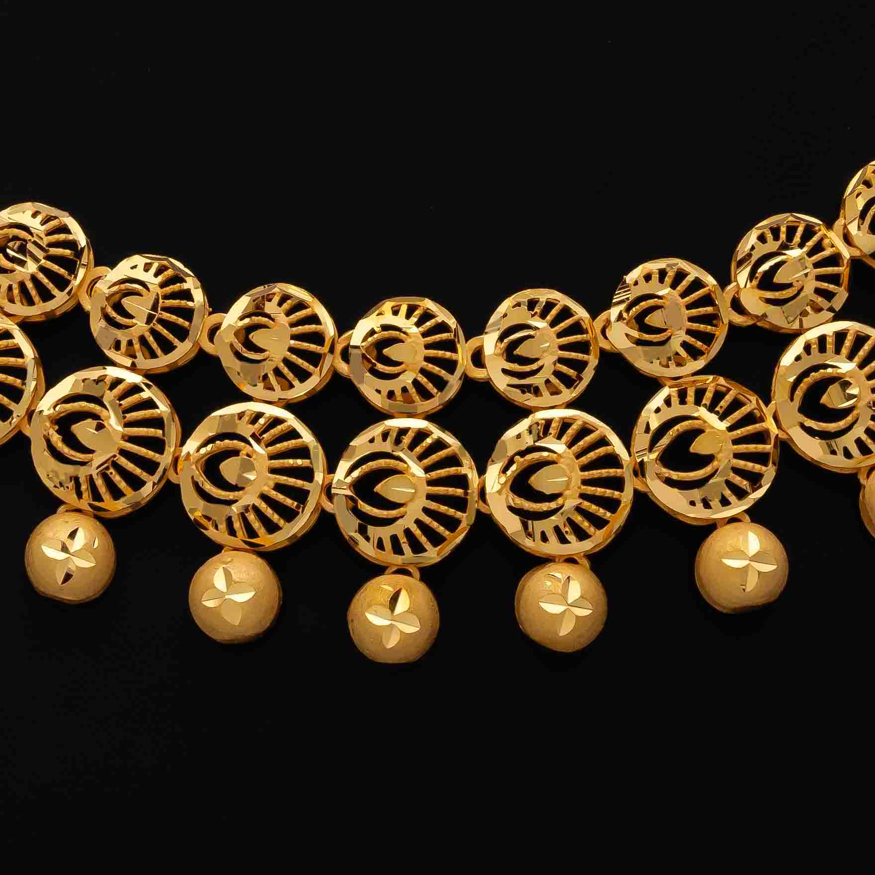 Golden Necklace Short PGNS15-085