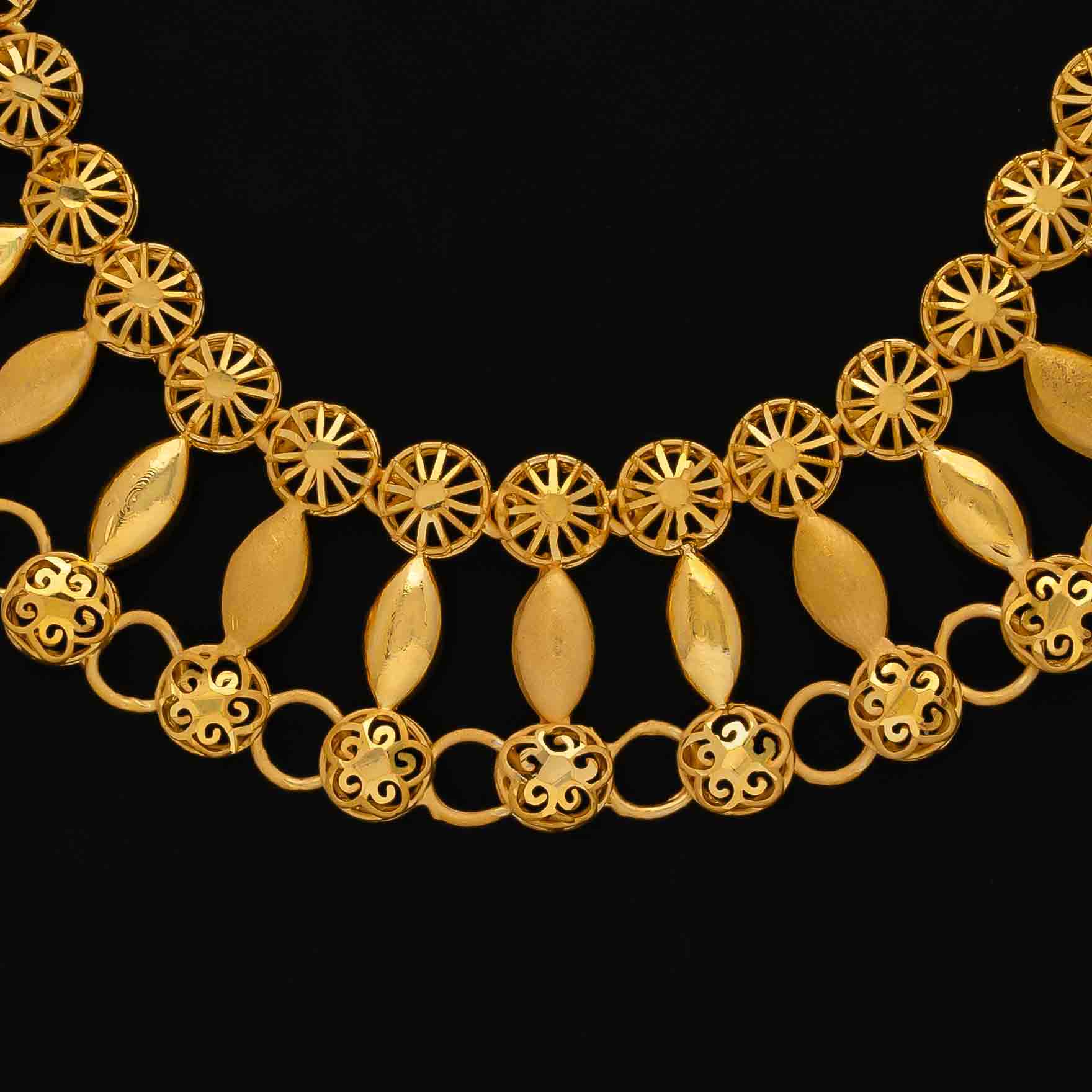 Golden Necklace Long PGNL5-0601