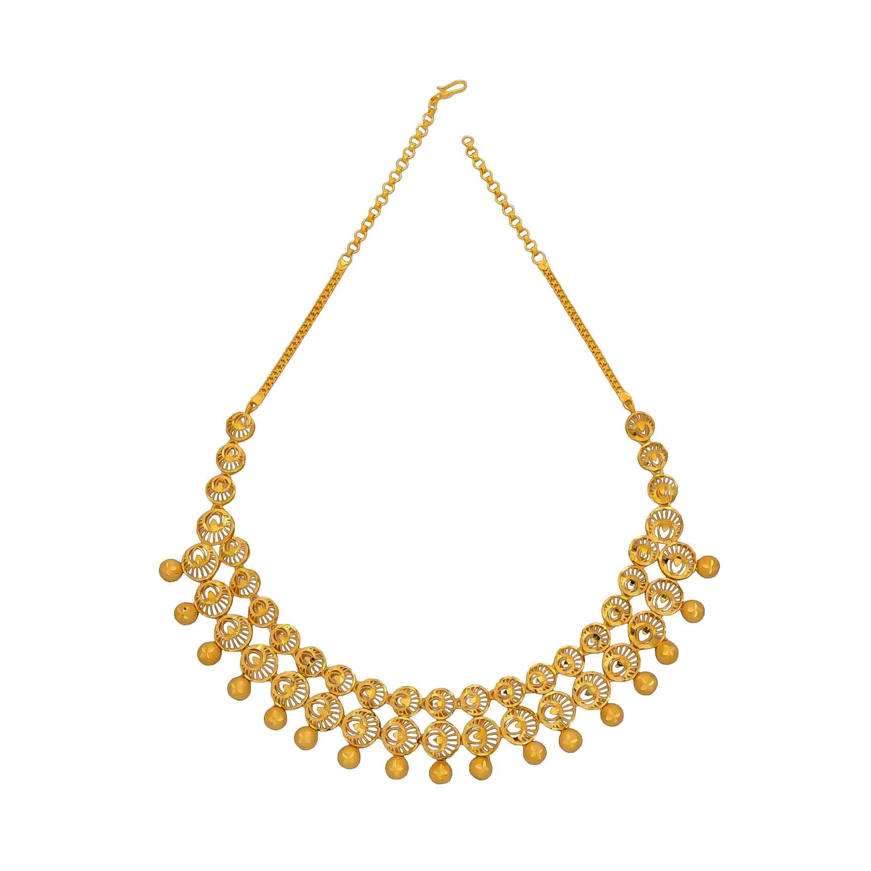 Golden Necklace Short PGNS15-085