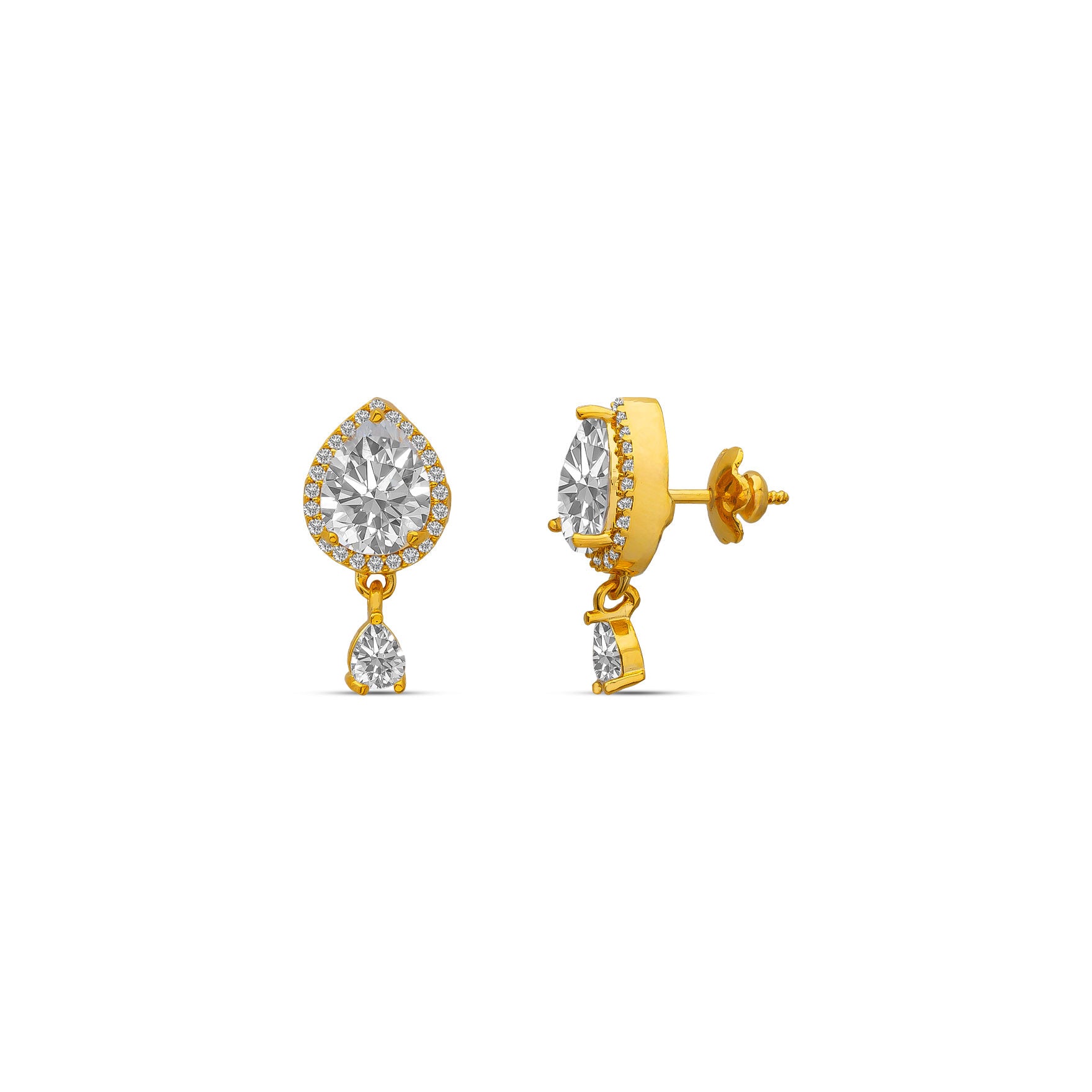 Premium Stone Hanging Stud PMSHST56W-022