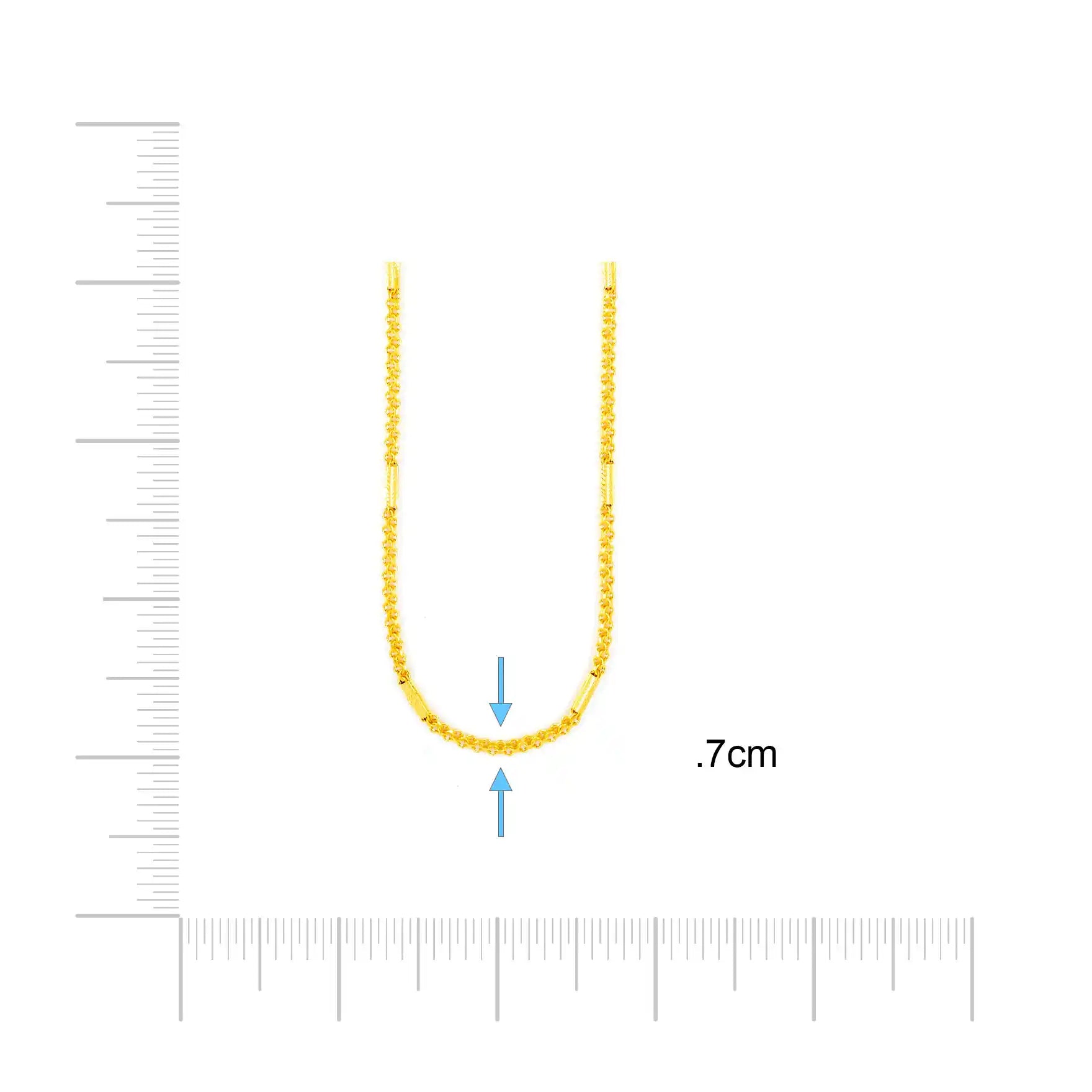 Gold chain PCPN15-006
