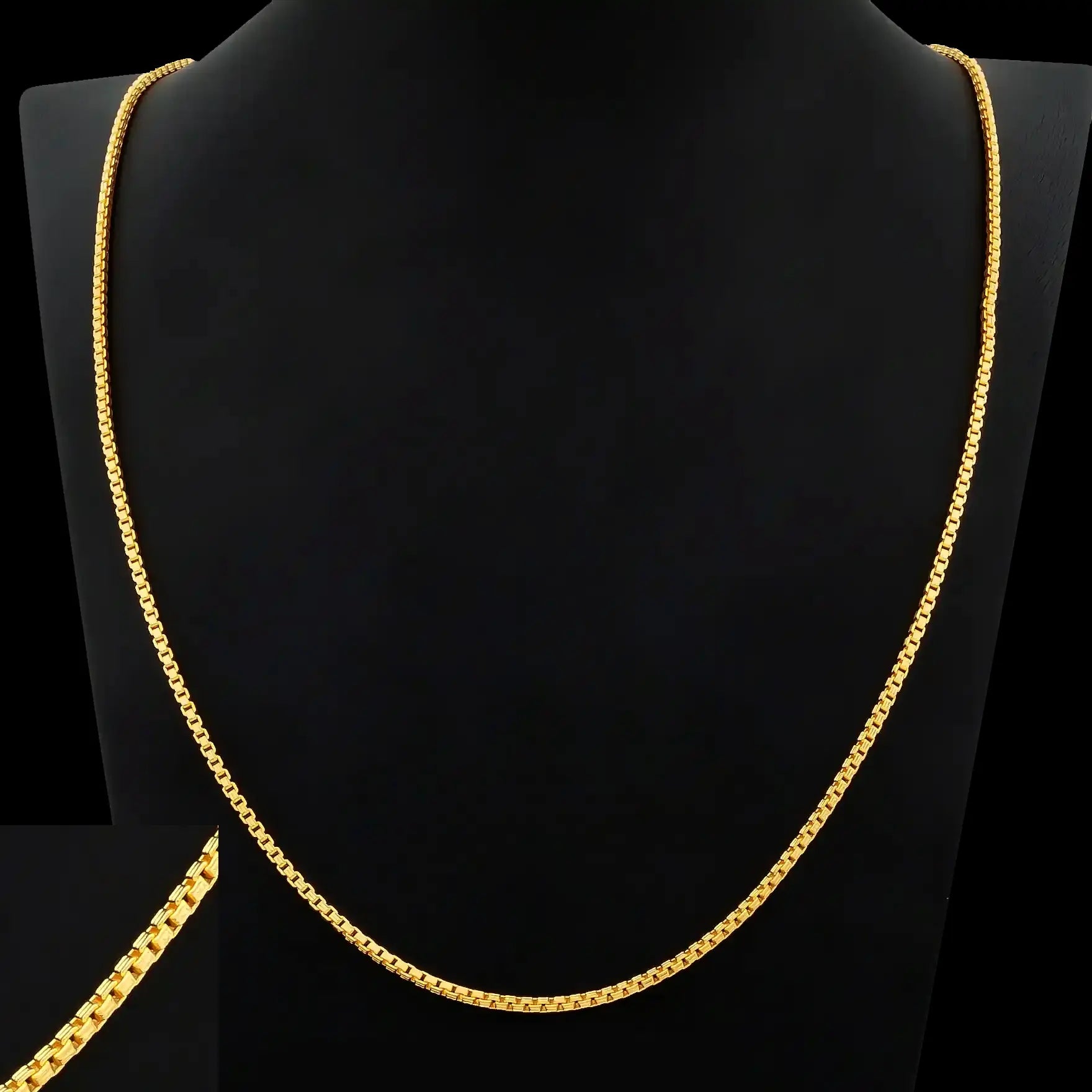 Curb Fine Round Chain Gold Layered