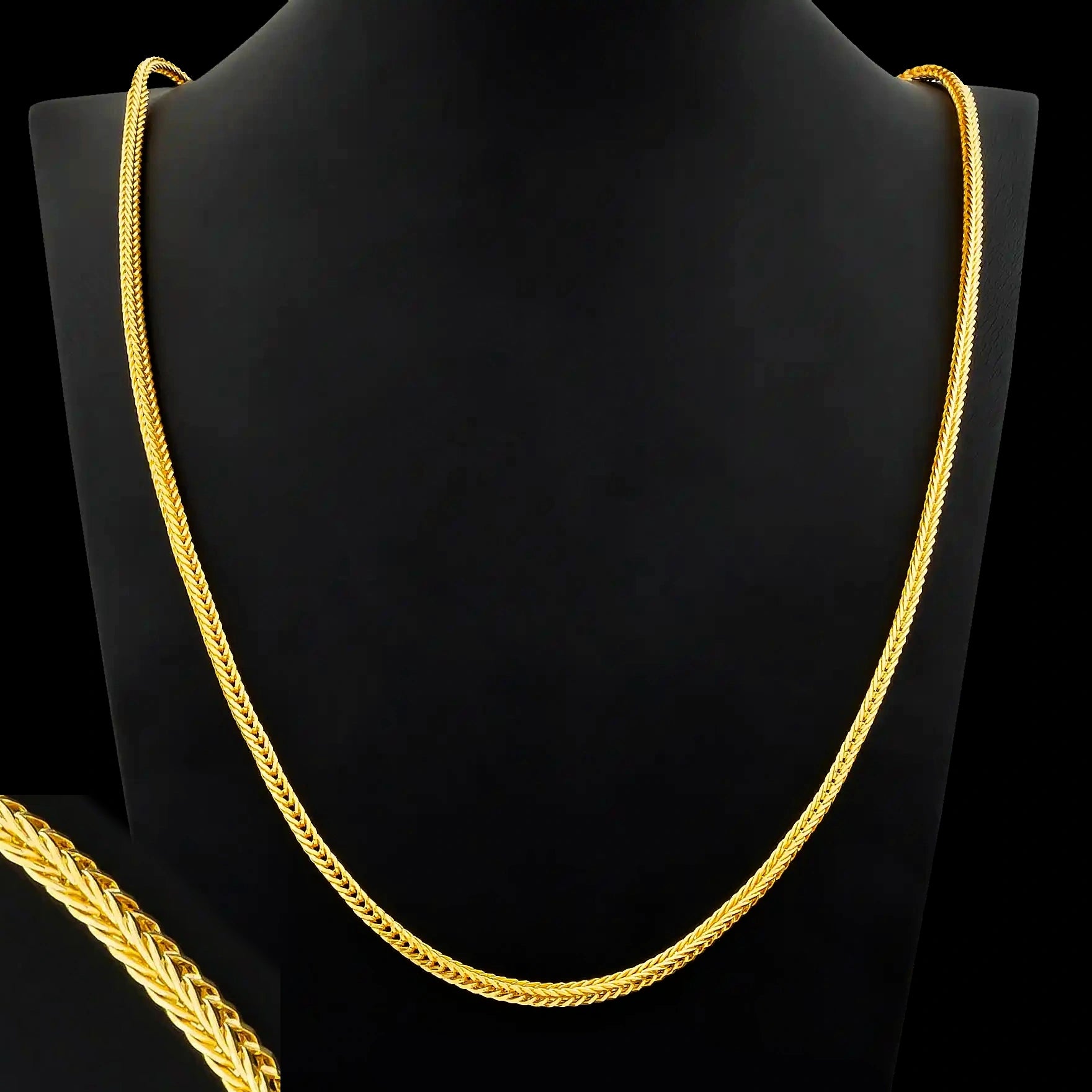 Snake Bold Round Chain Row Gold Layered