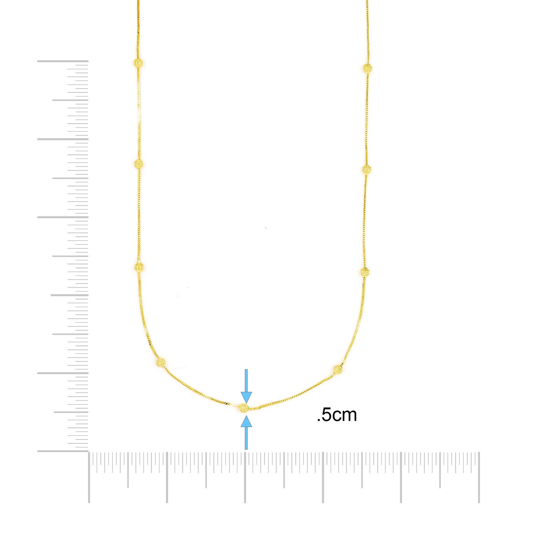 Golden Ball Millennium chain PCM75-052