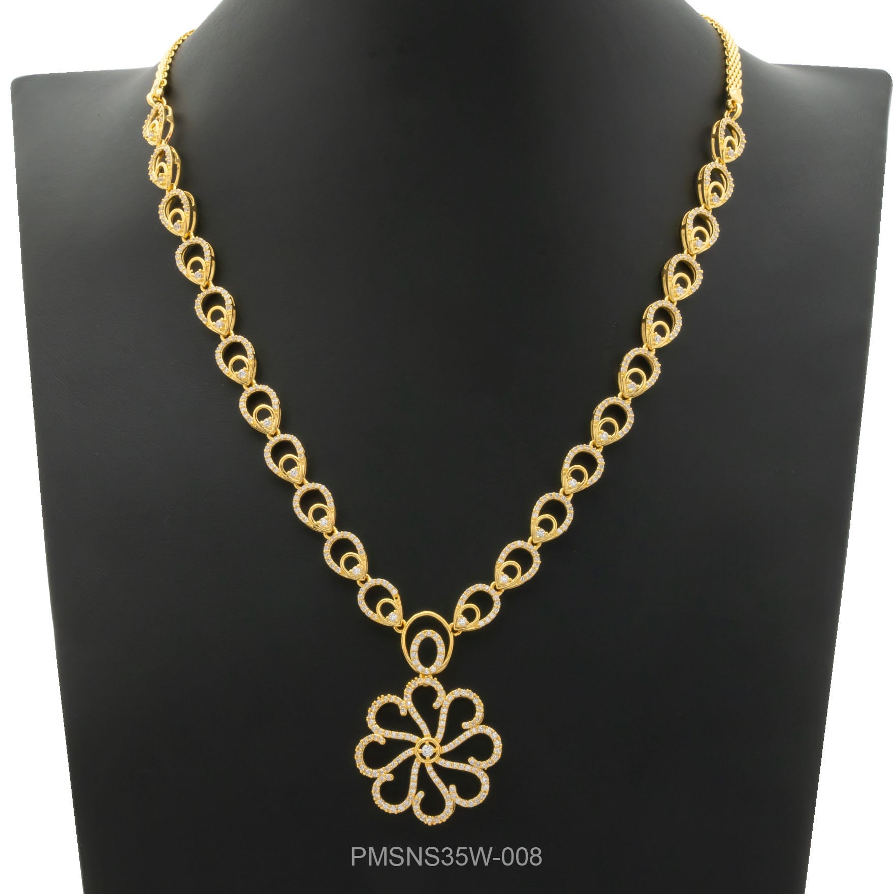 Premium Stone Necklace PMSNS35W-008