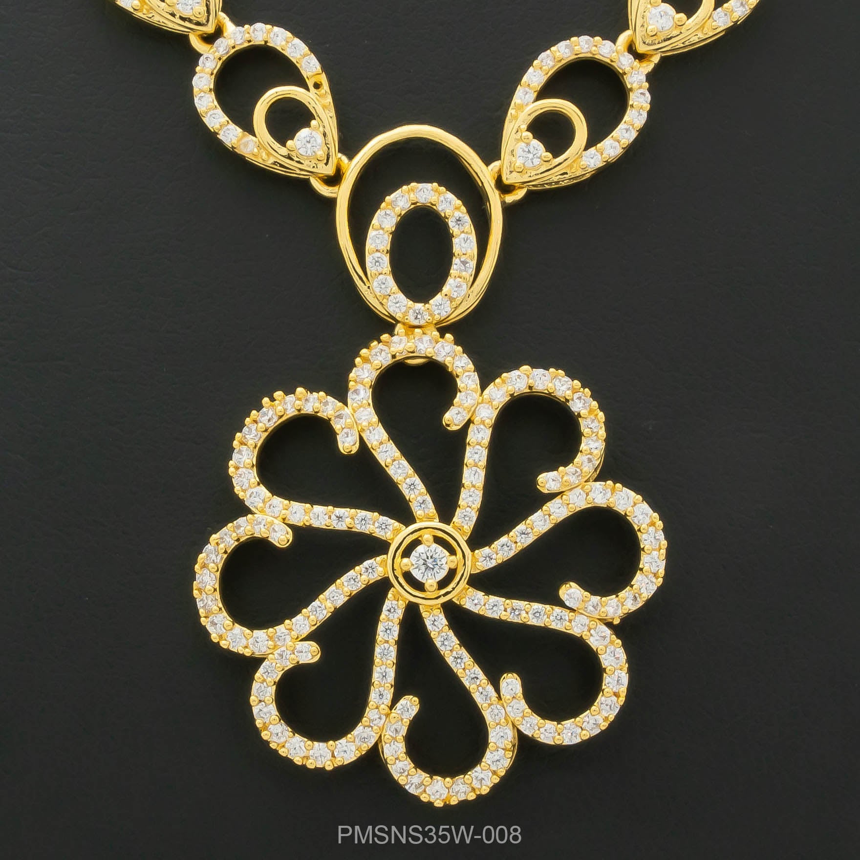 Premium Stone Necklace PMSNS35W-008