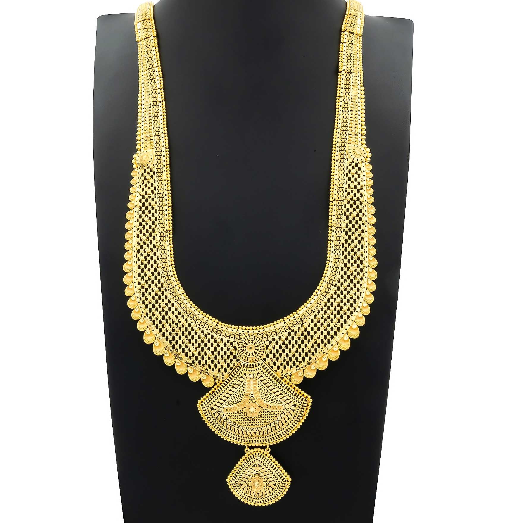 Golden Necklace with stud PGNL7-0651