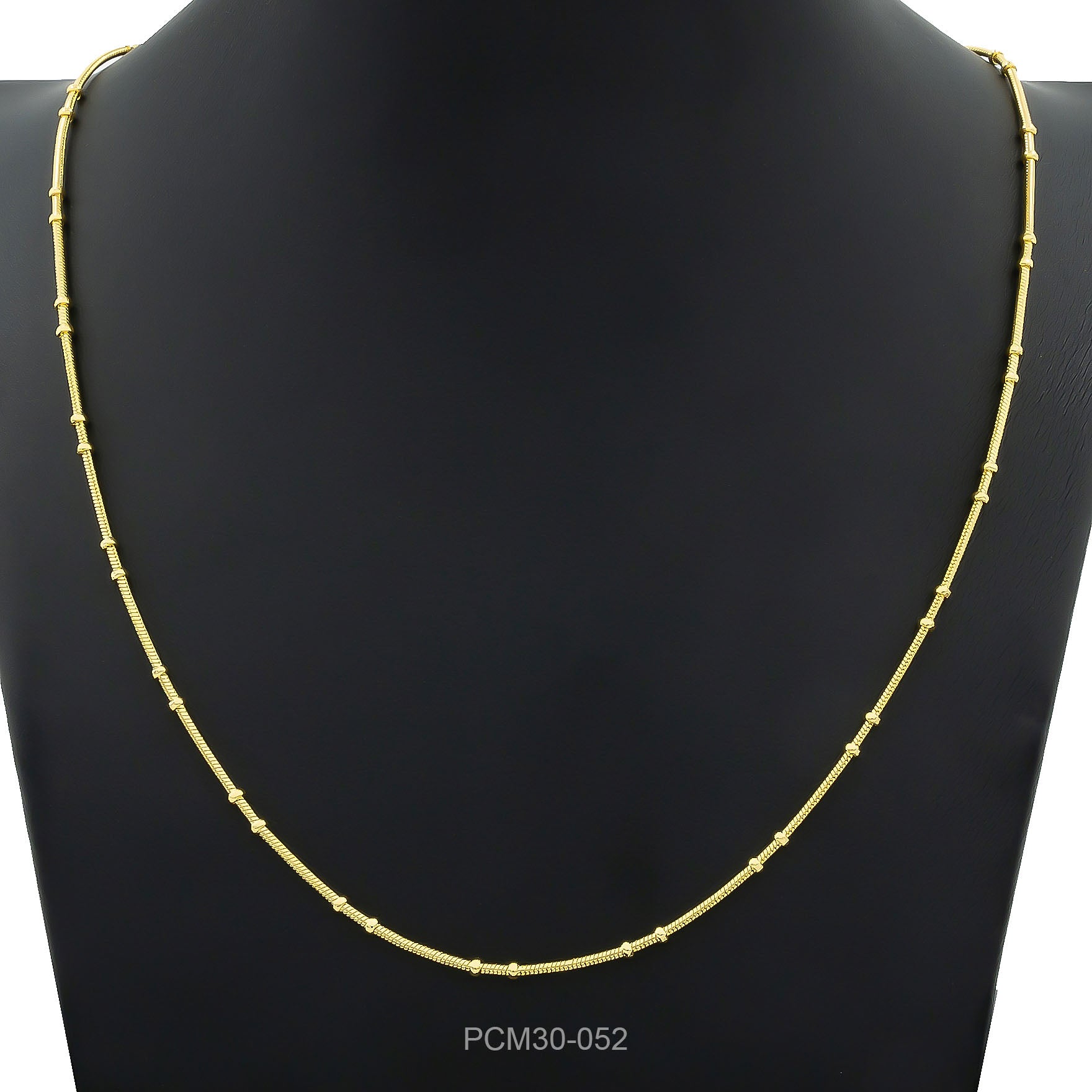 Golden Kashmiri Bead Millennium chain PCM30-052