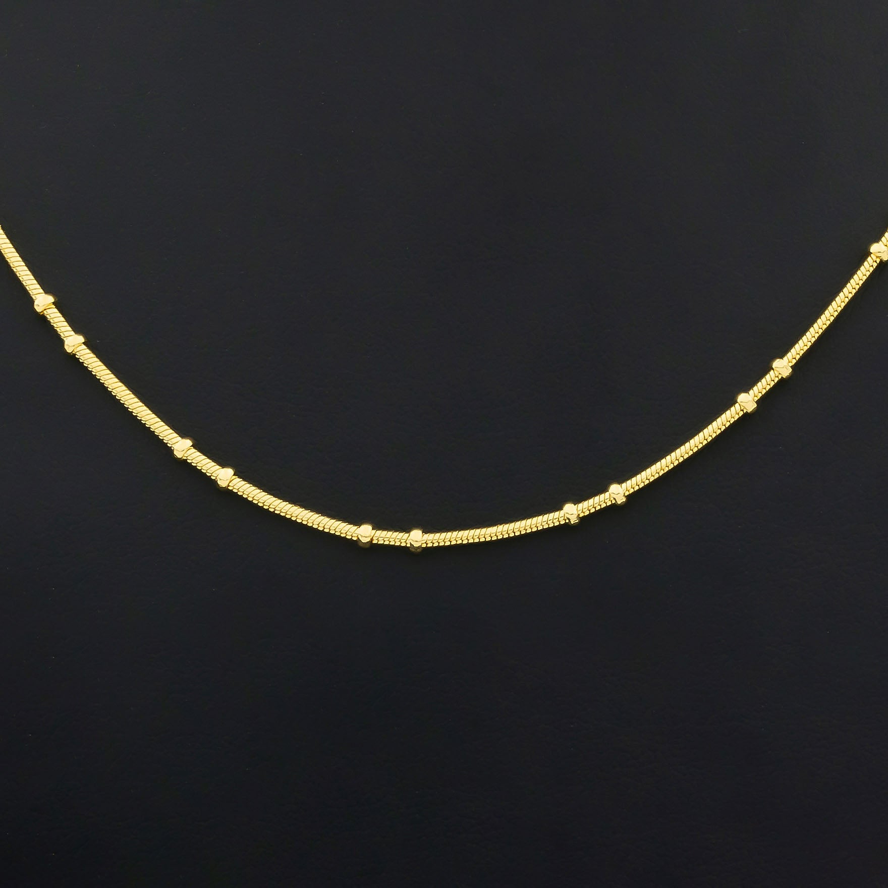 Golden Kashmiri Bead Millennium chain PCM30-052