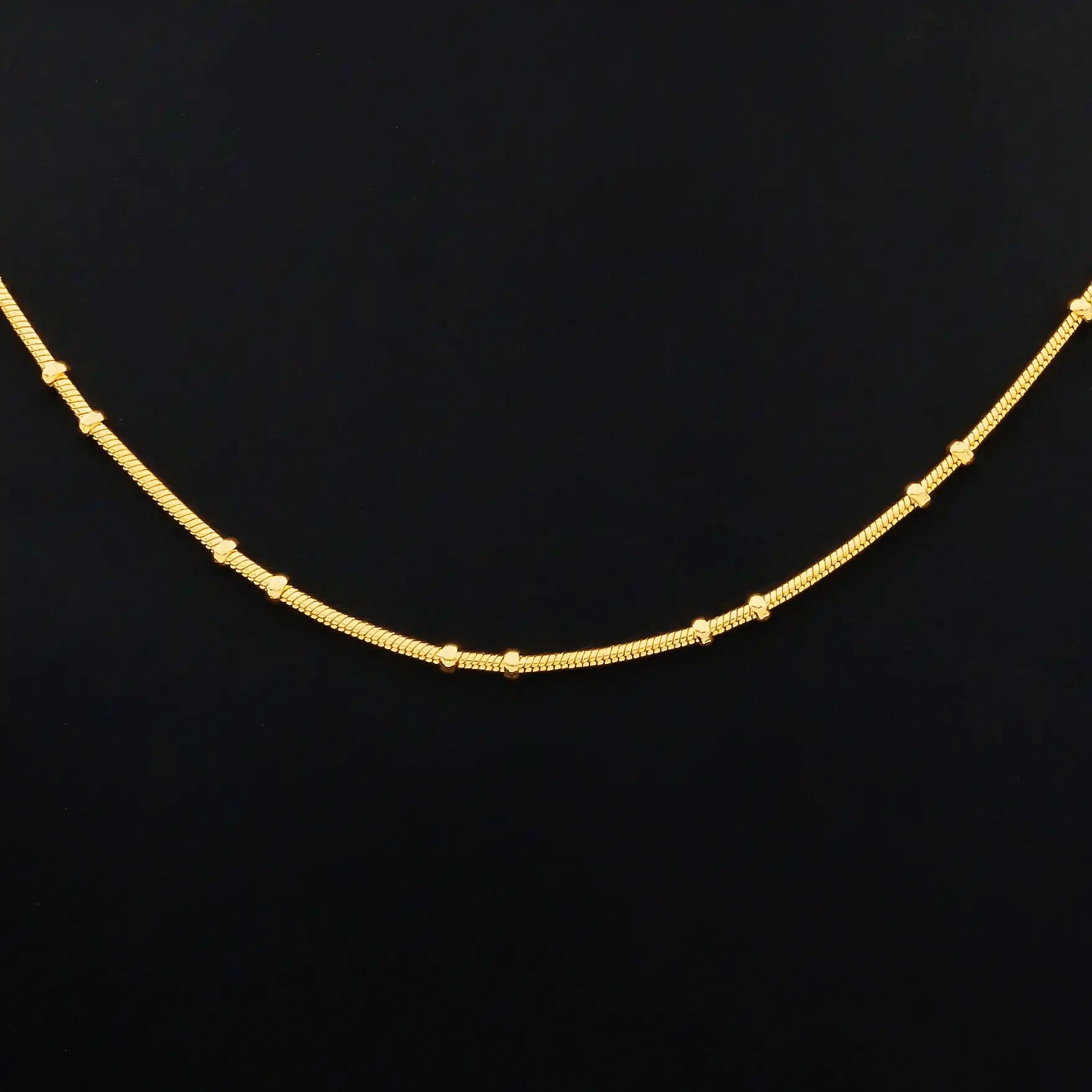 Golden Kashmiri Bead Millennium chain PCM30-052