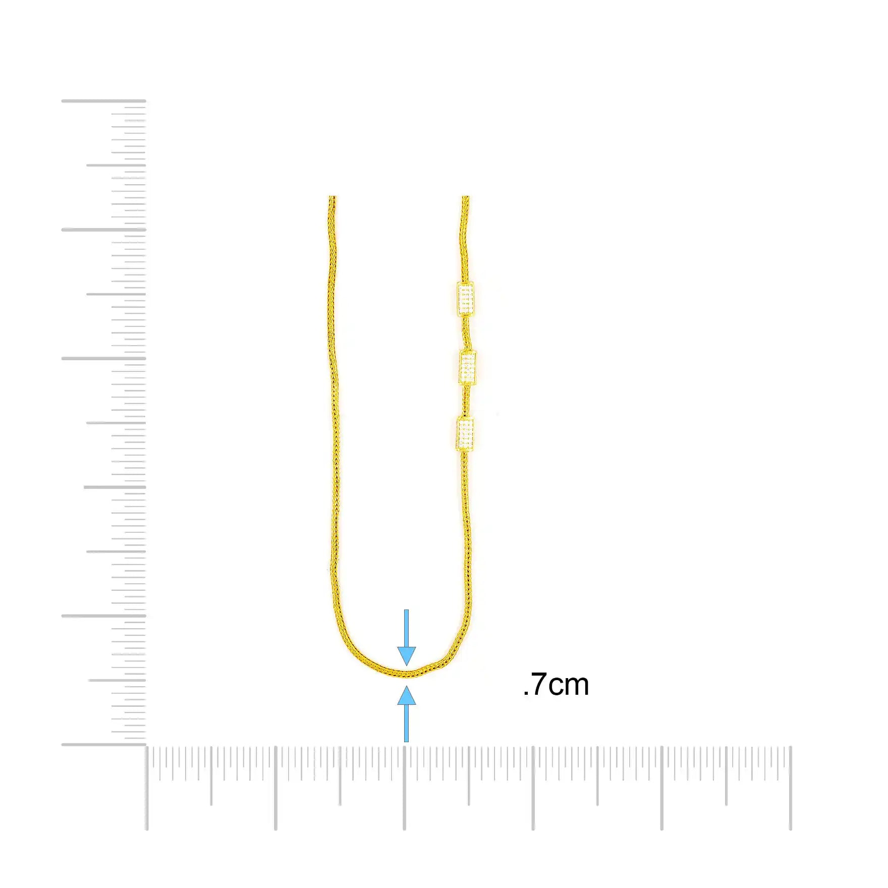 Gold chain PCLM1ACW-087