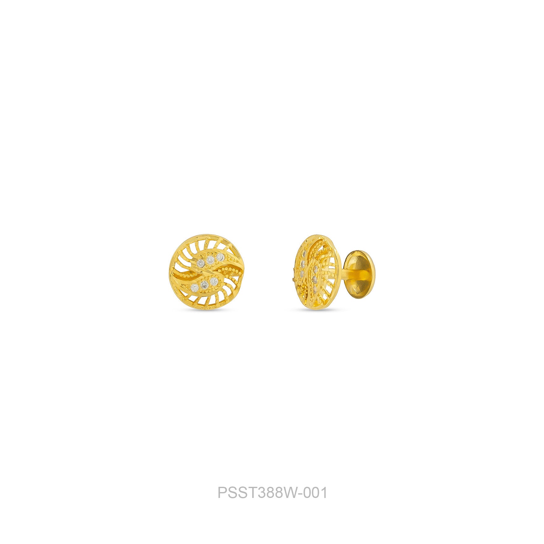 STONE EARRING PSST388W-001