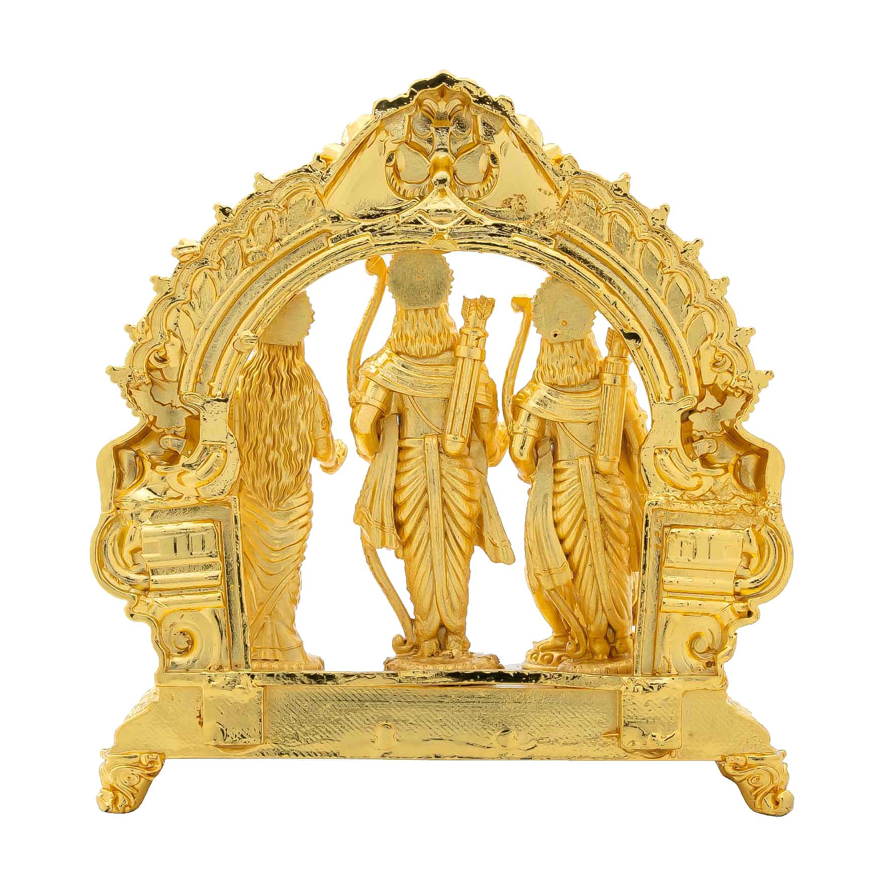 Ram Darbar Idol – Lord Ram, Sita, Lakshman & Hanuman Statue for Home Temple & Pooja Decor | PIDRLSH1-0092