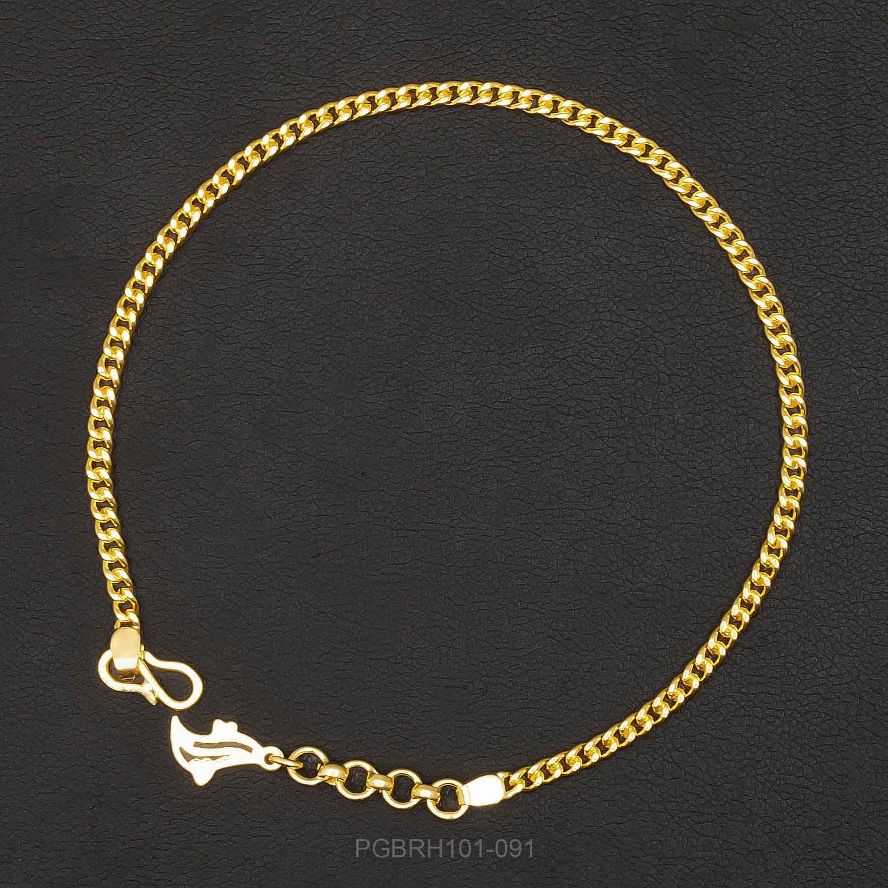 Shop 24k Gold Layered Bracelet Bangle Online | Parakkat Jewels