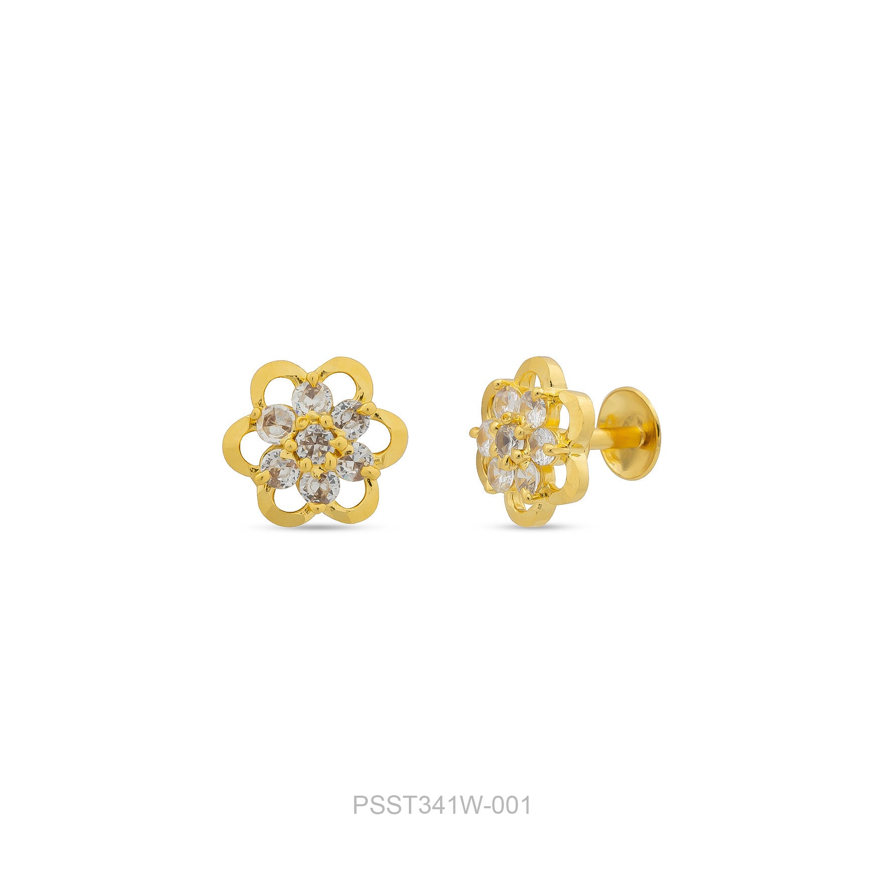 STONE EARRING PSST341W-001
