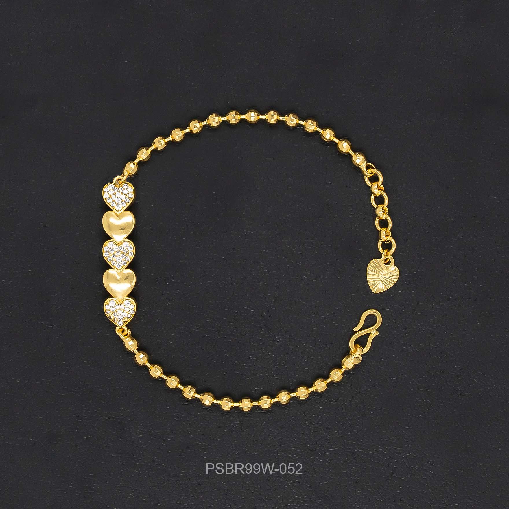 Buy 24k Gold Layered Modern Bracelet Bangle | Parakkat Jewels