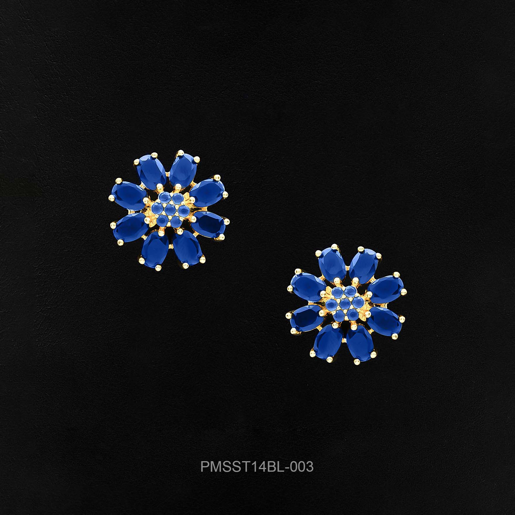 PREMIUM STONE STUD PMSST14BL-003