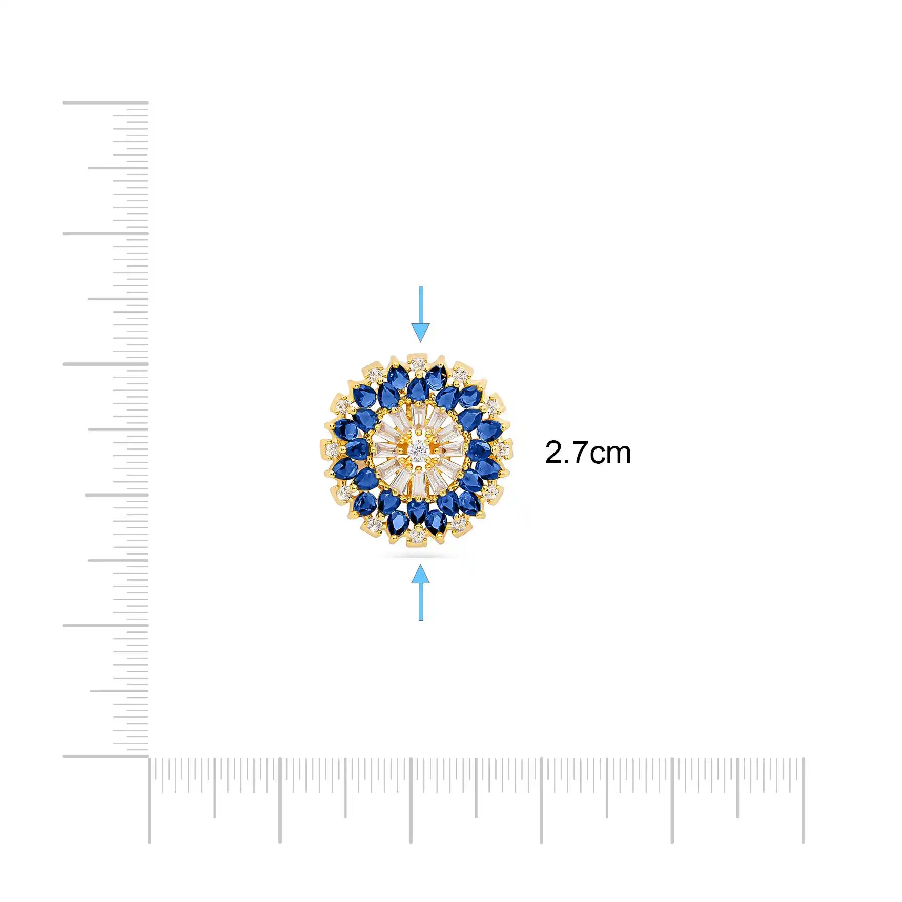 PREMIUM STONE STUD PMSST2WBL-053
