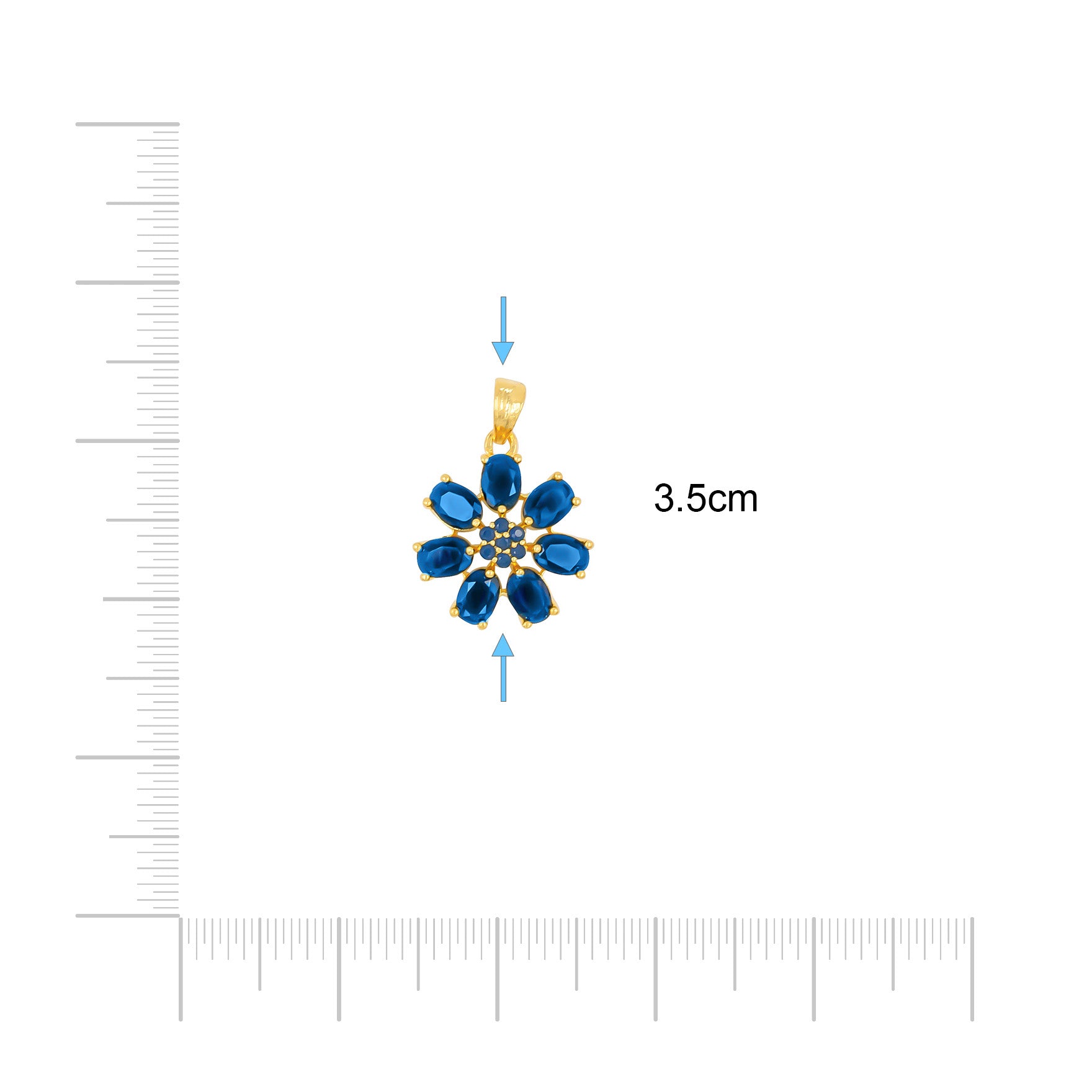 PREMIUM STONE PENDANT PMSLT1BL-023