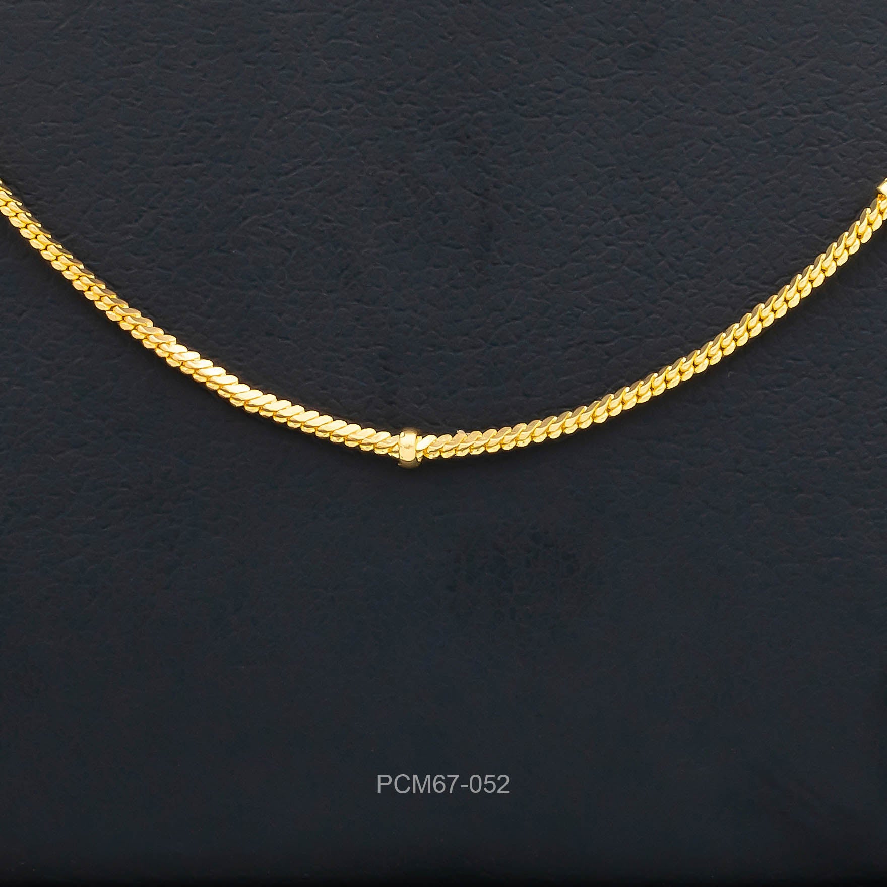 Golden Braided Bead Millennium Chain PCM67-052