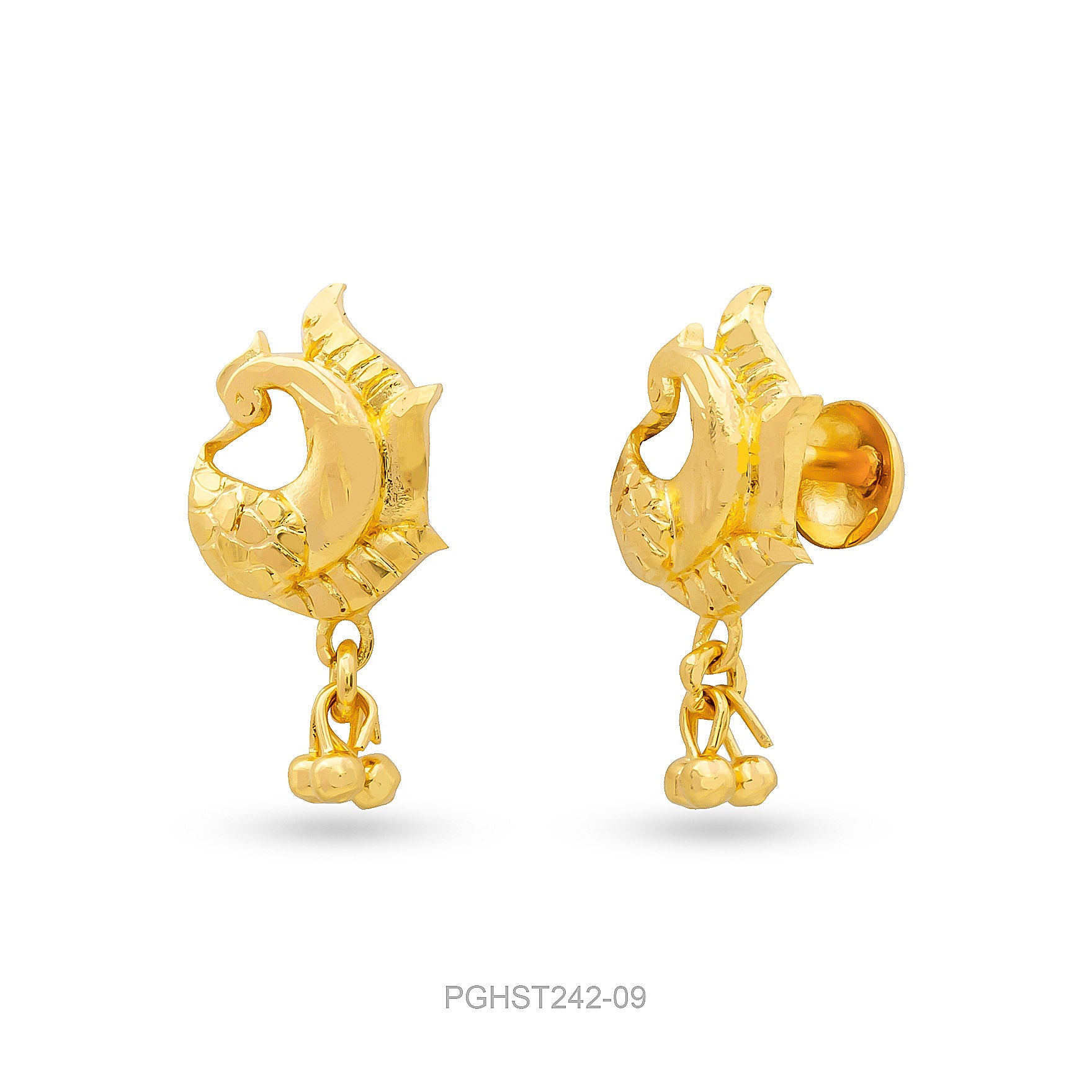 GOLDEN HANGING STUD PGHST242-09