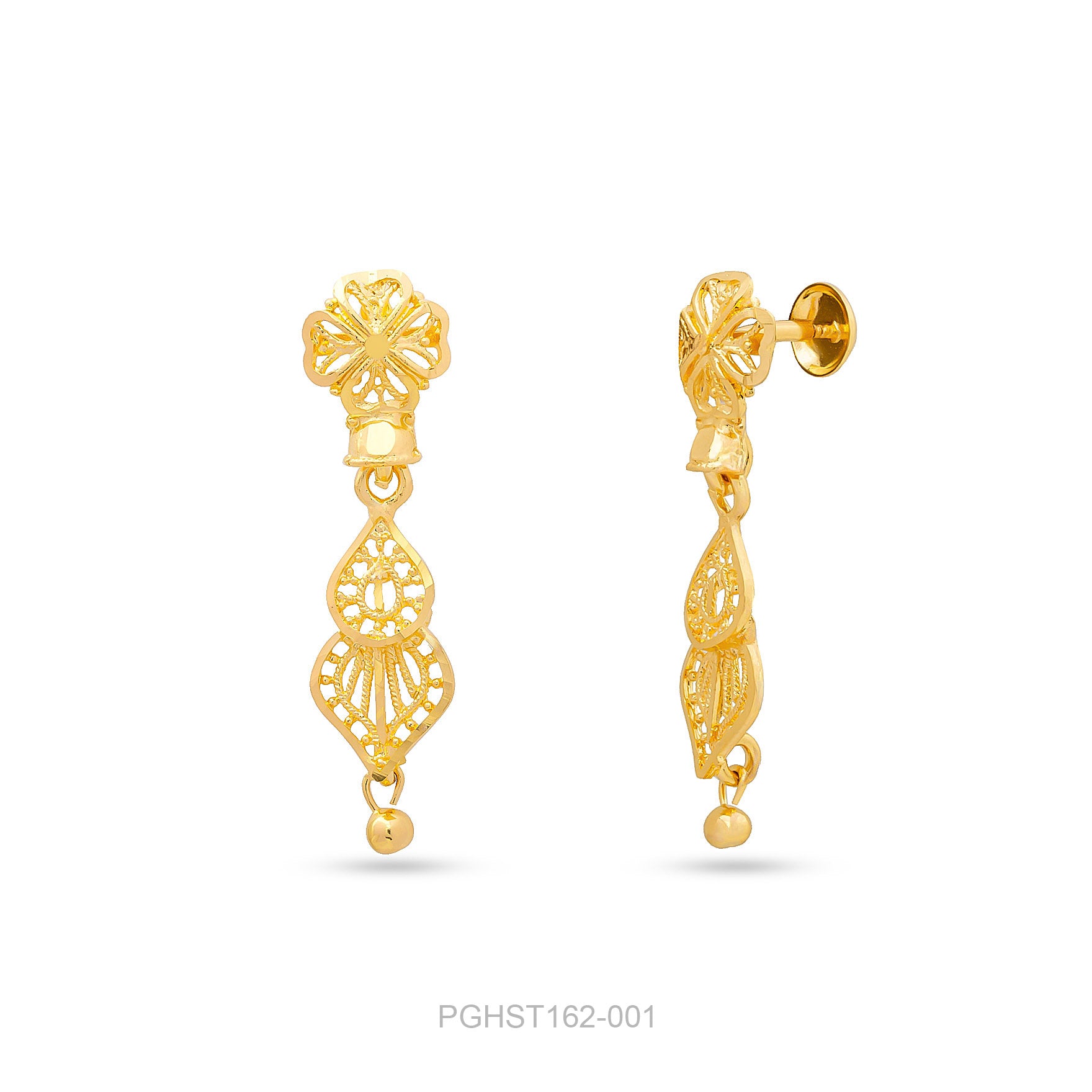 GOLDEN HANGING STUD PGHST162-001