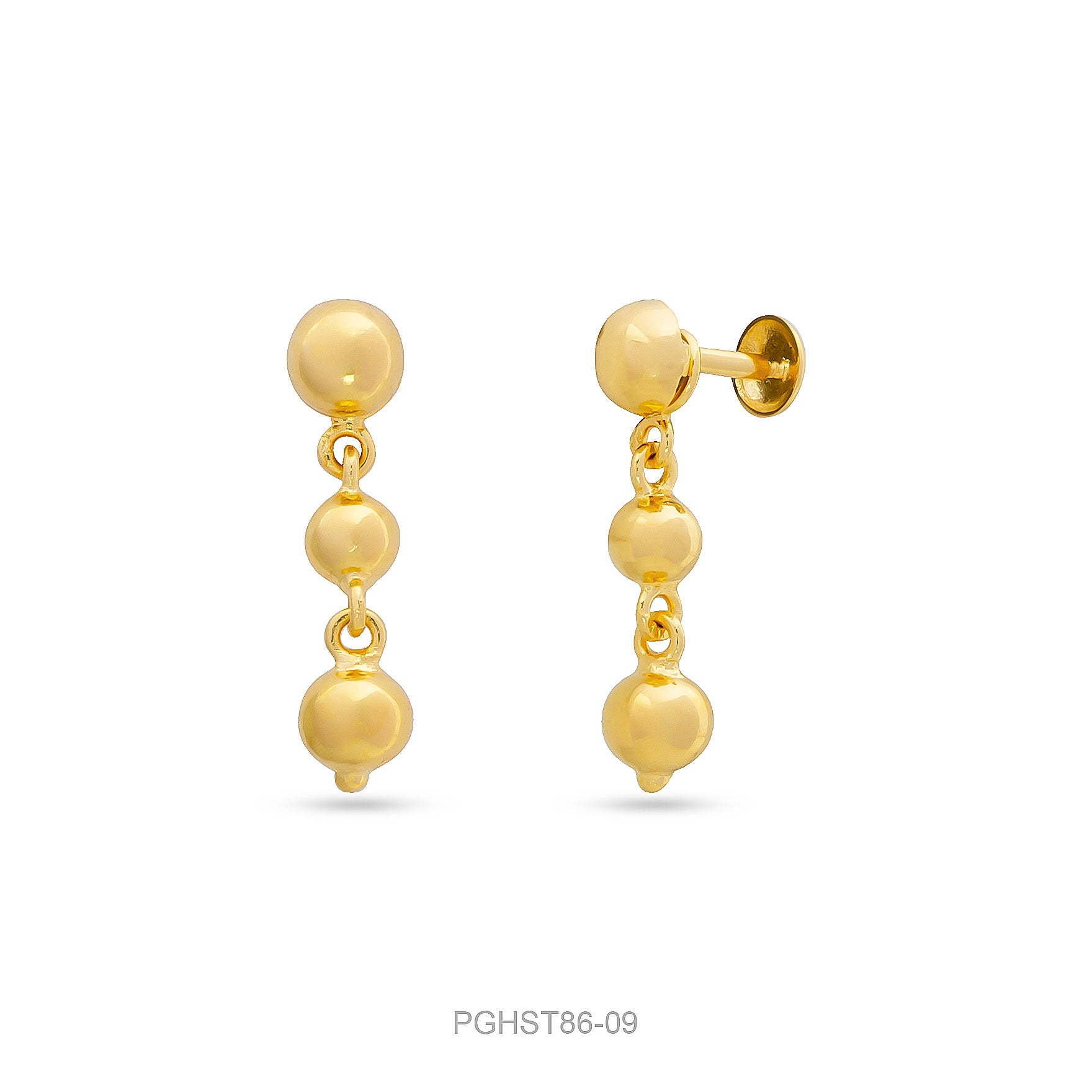 GOLDEN HANGING STUD PGHST86-09