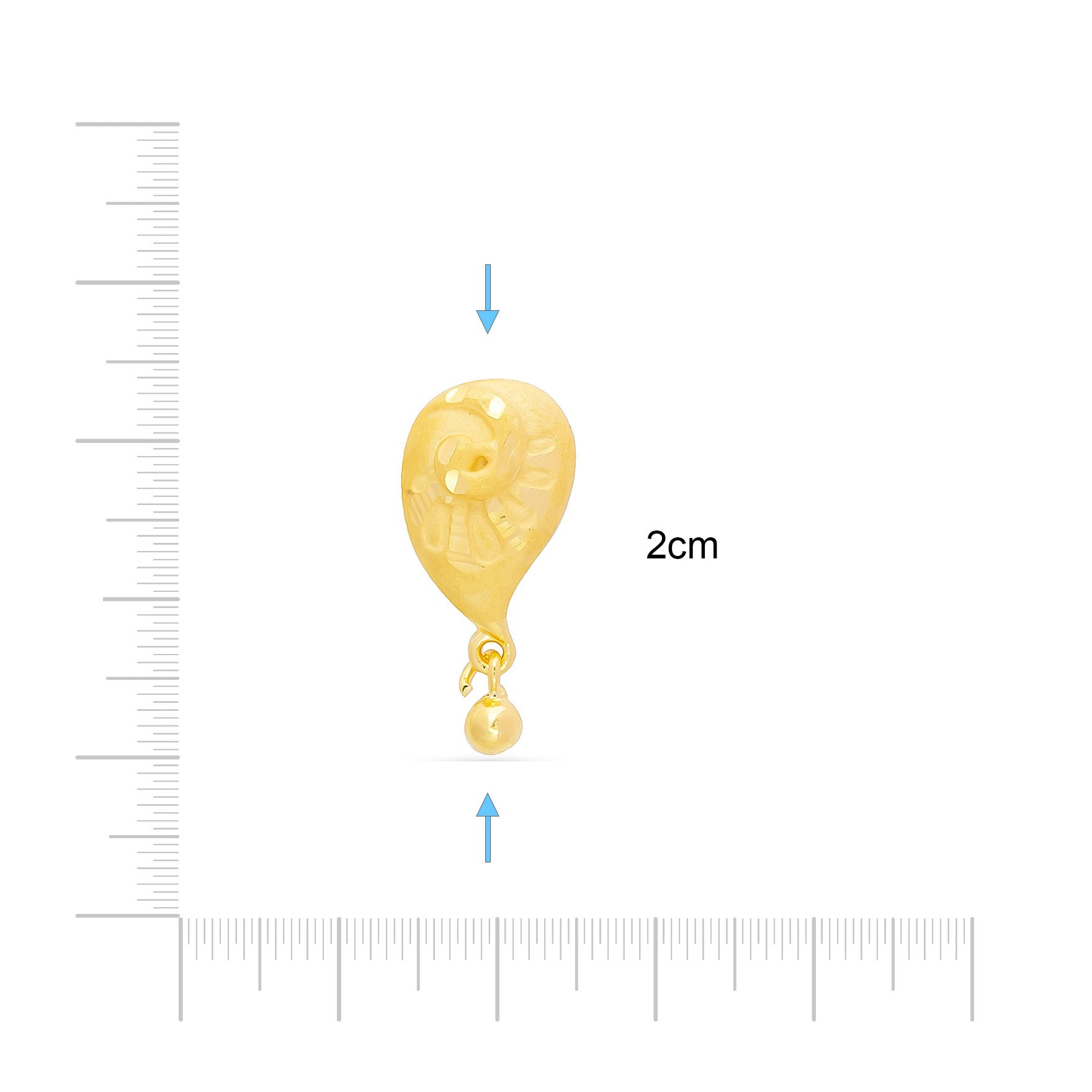 GOLDEN HANGING STUD PGHST290-09