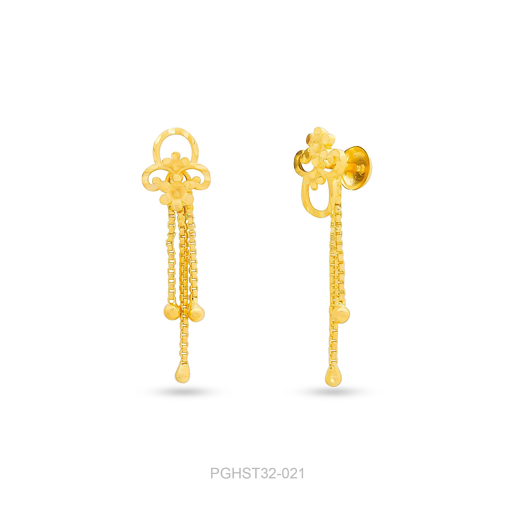 GOLDEN HANGING STUD PGHST32-021