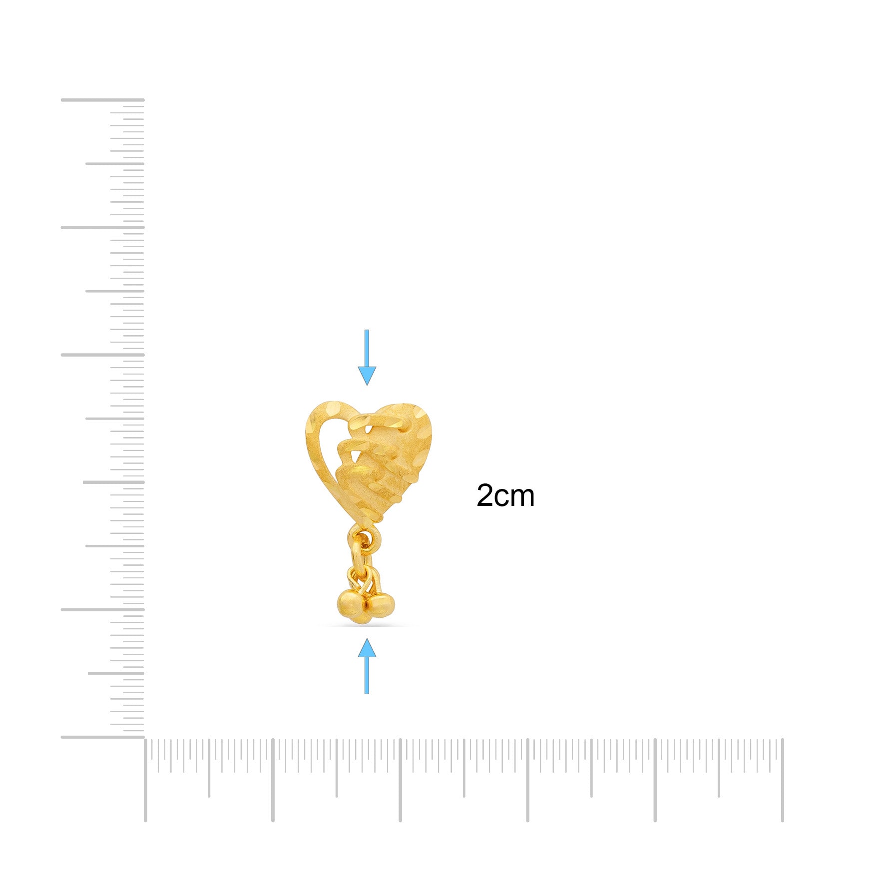 GOLDEN HANGING STUD PGHST171-09