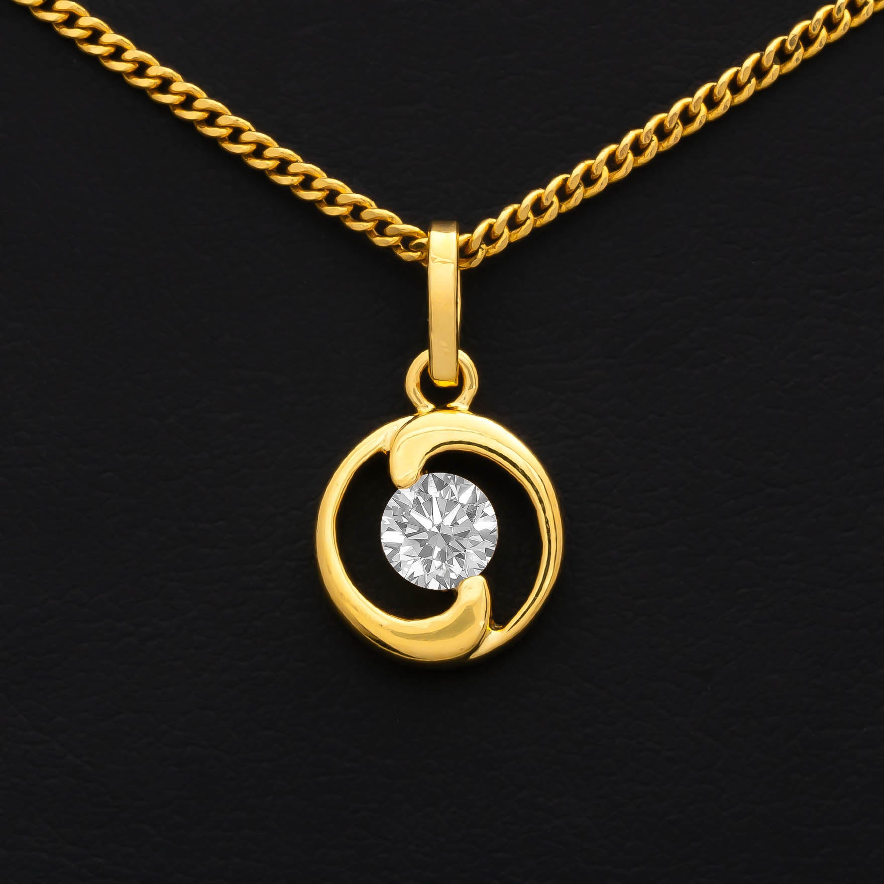 Golden Pendant PSLT138W-06