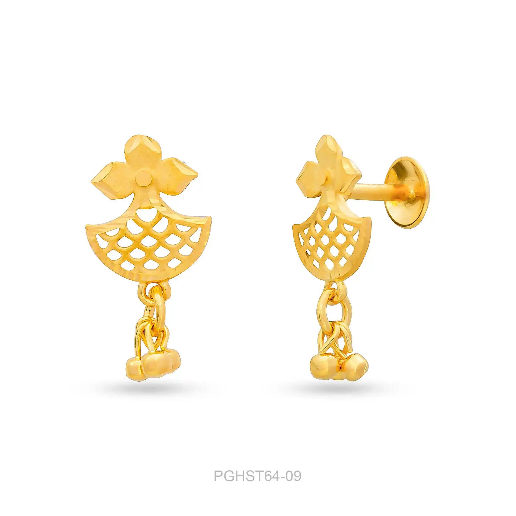 GOLDEN HANGING STUD PGHST64-09