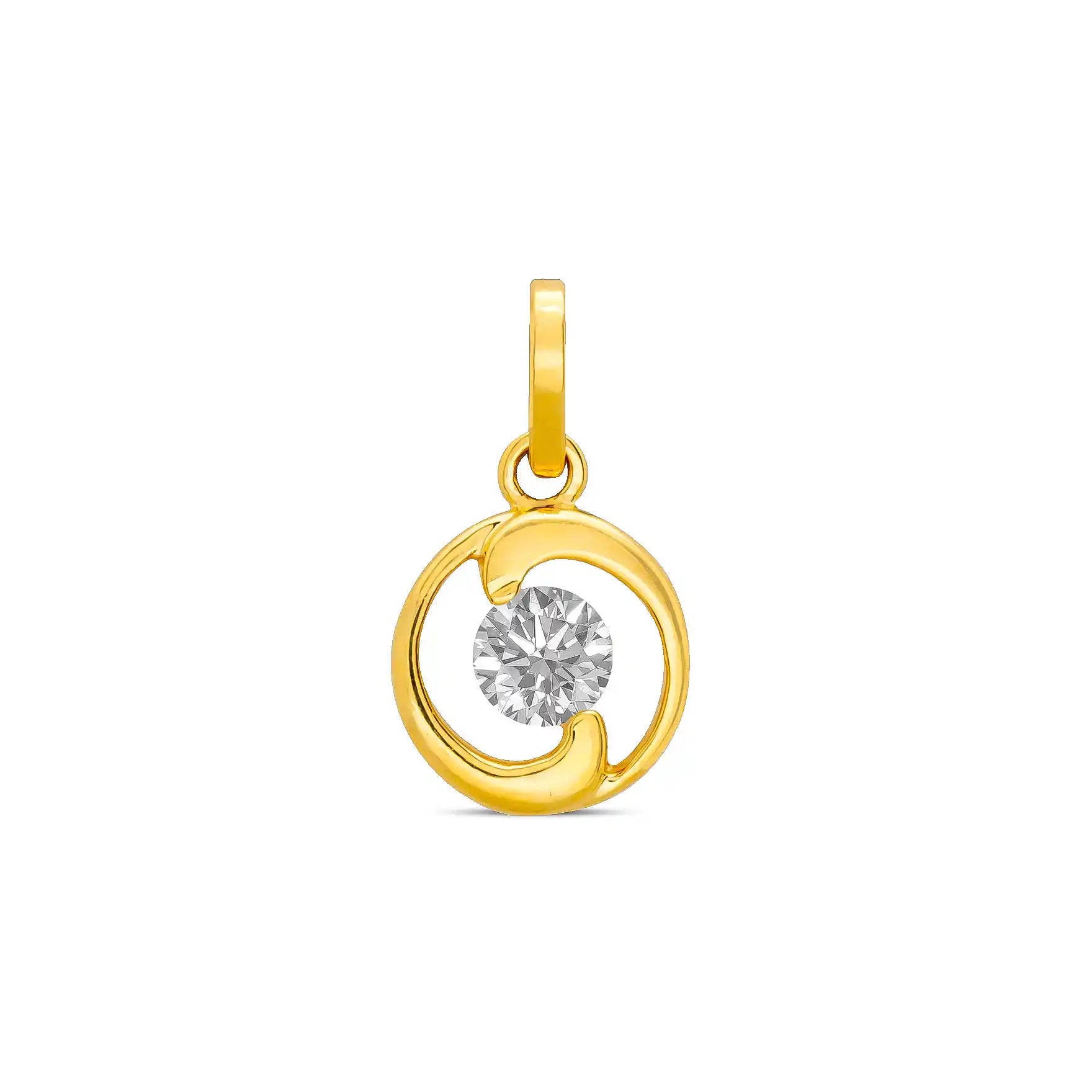 Golden Pendant PSLT138W-06
