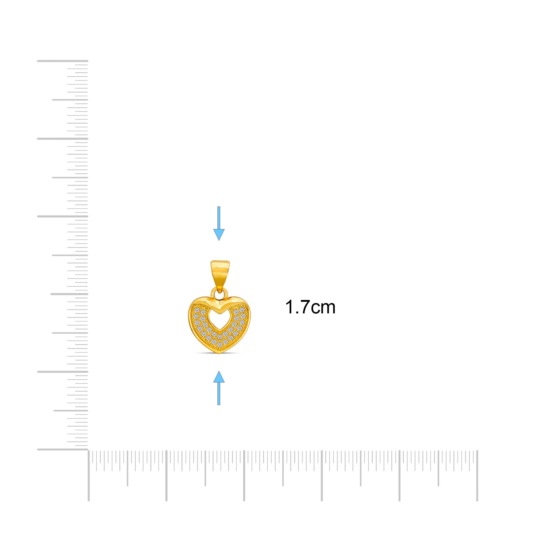 Golden Pendant PSLT93W-09