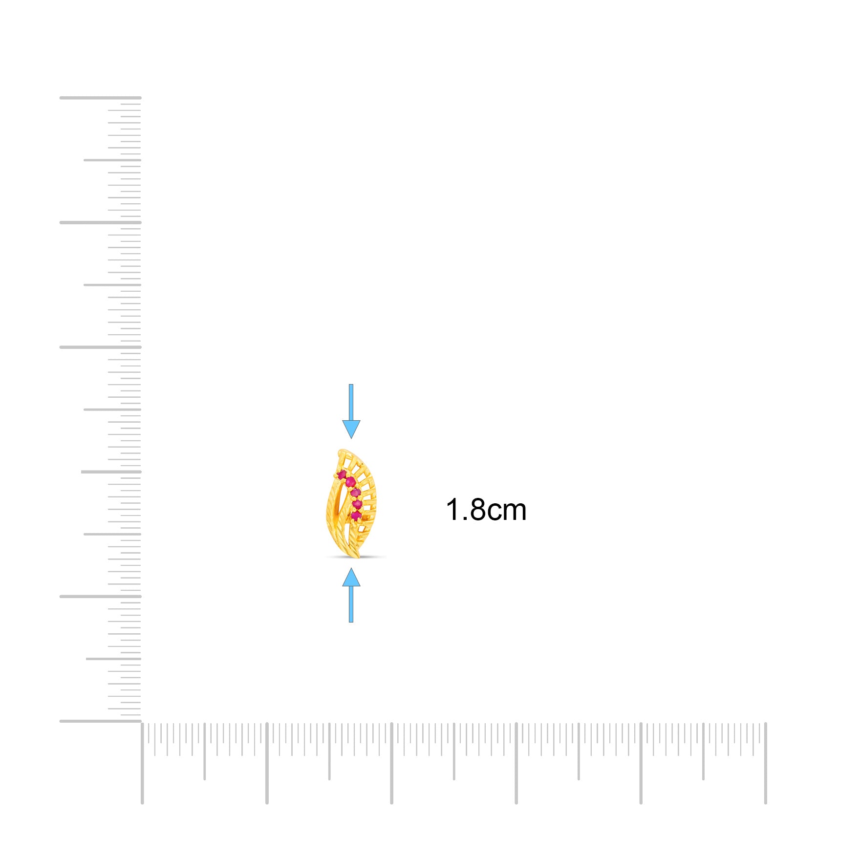 STONE EARRING PSST443R-001