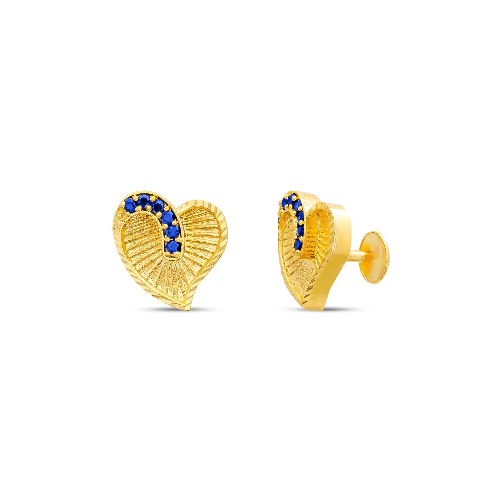 STONE EARRING PSST450BL-001