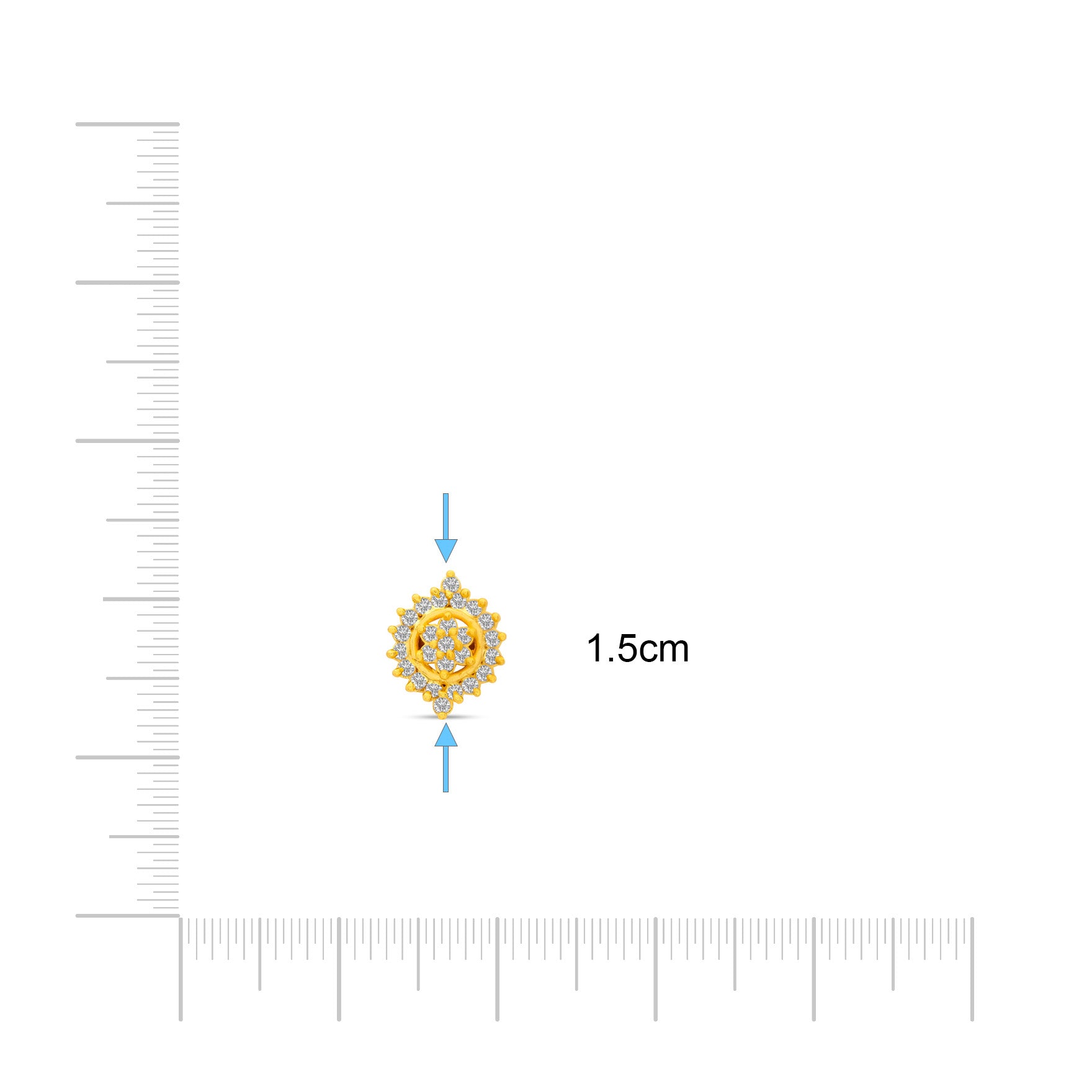 STONE EARRING PSST312W-001