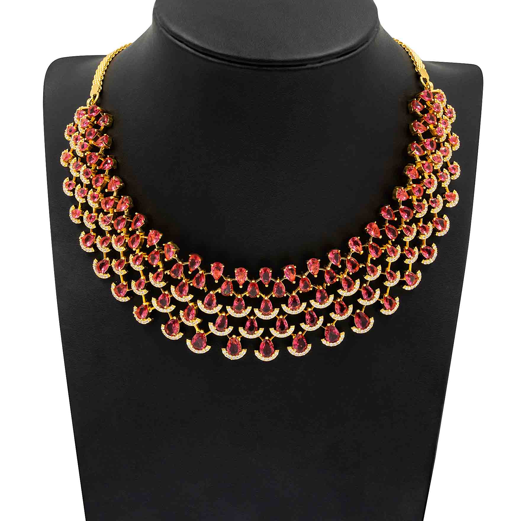 Premium Stone Necklace with Stud PMSNS7WX-0041, PMSHST11WX-053