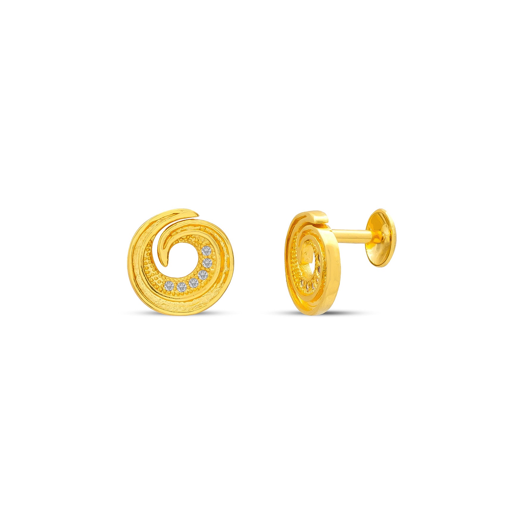 STONE EARRING PSST246W-001