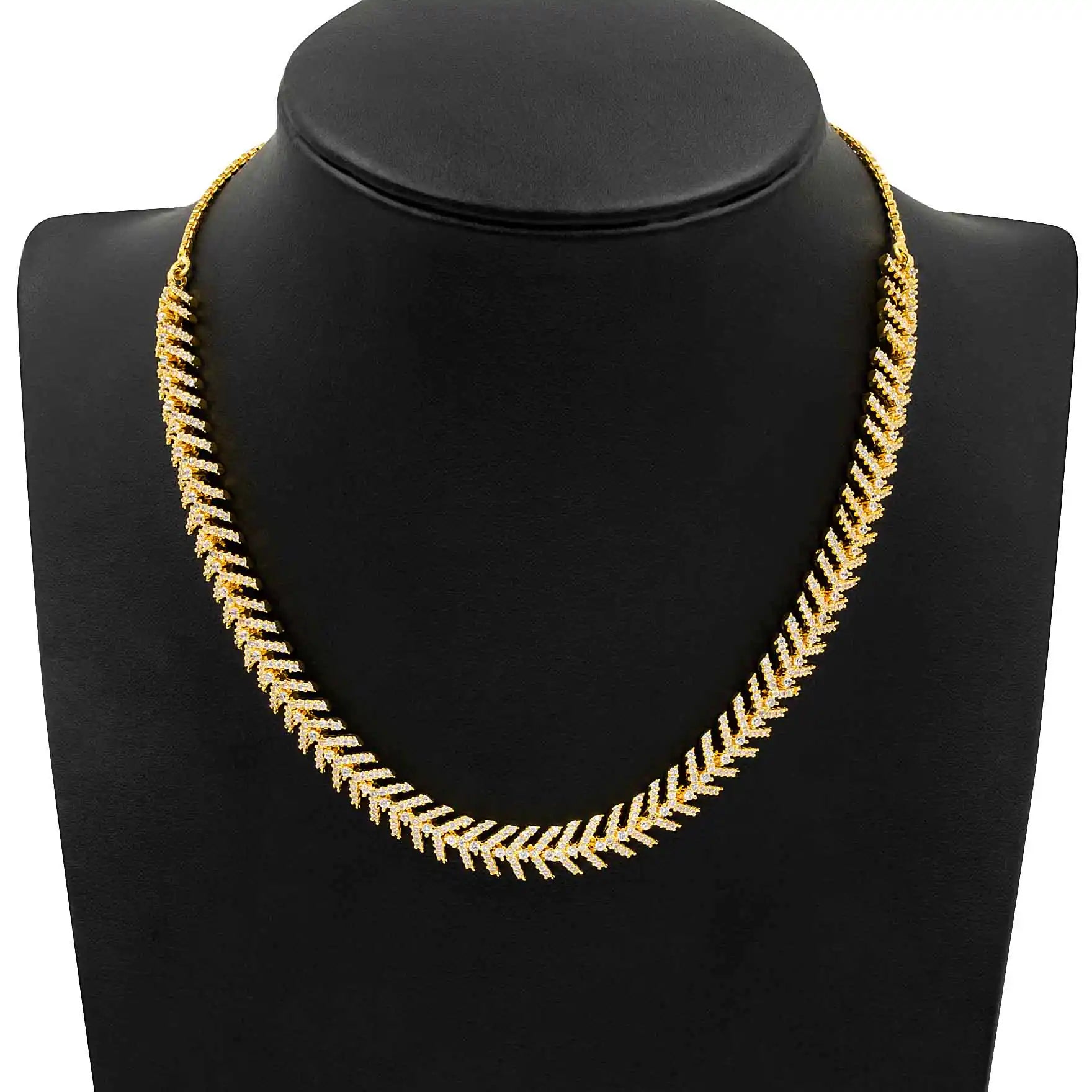 Premium Stone Necklace with Stud PMSNS43W-008, PMSHST31W-082