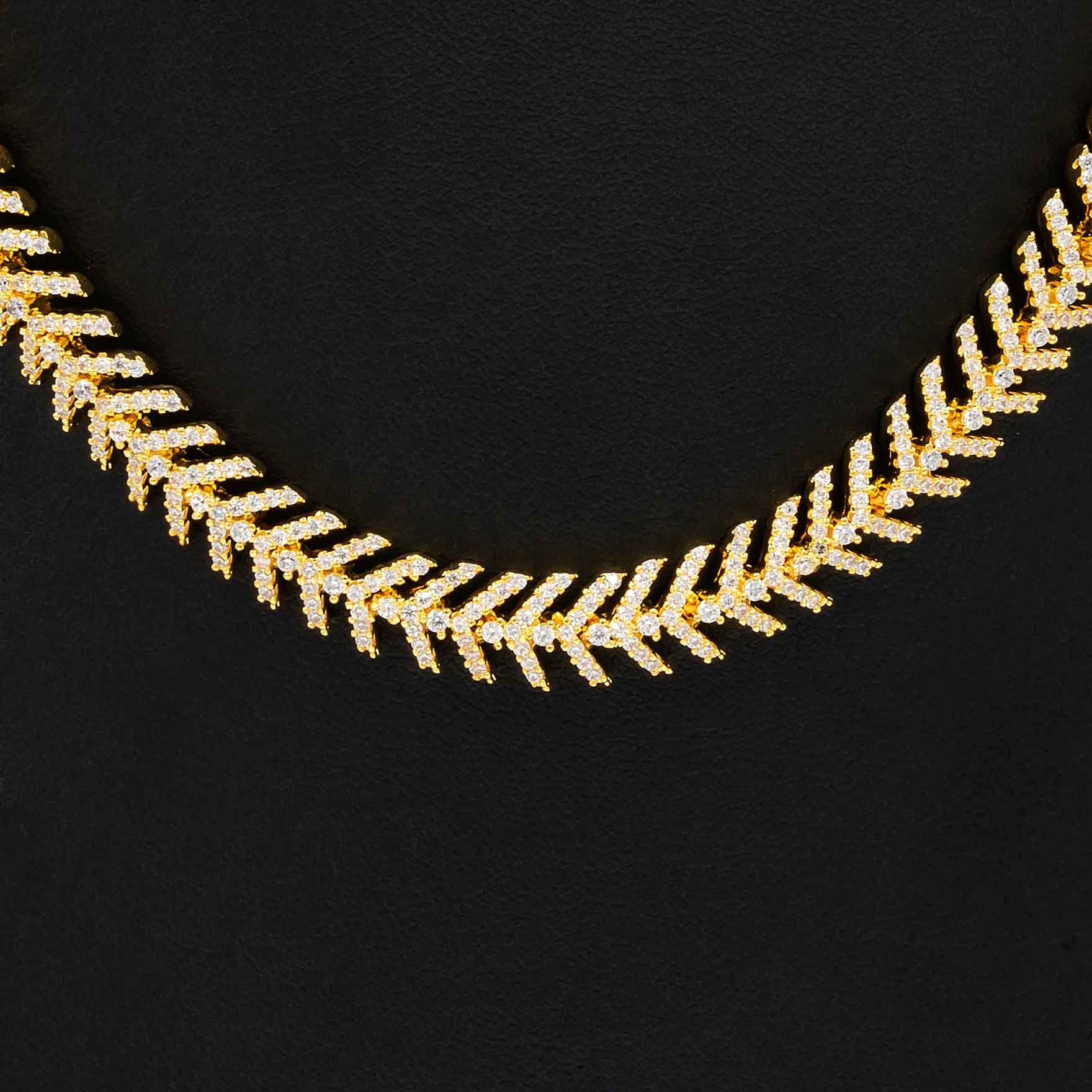 Premium Stone Necklace with Stud PMSNS43W-008, PMSHST31W-082