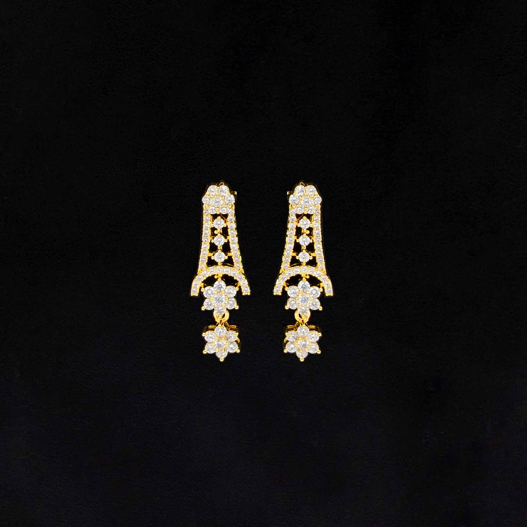 Premium Stone Necklace with Stud PMSNS36W-008, PMSHST46W-052