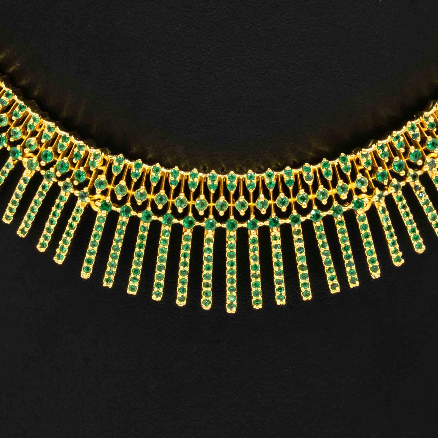 Premium Stone Necklace with Stud PMSNS1G-008, PMSHST3W-002