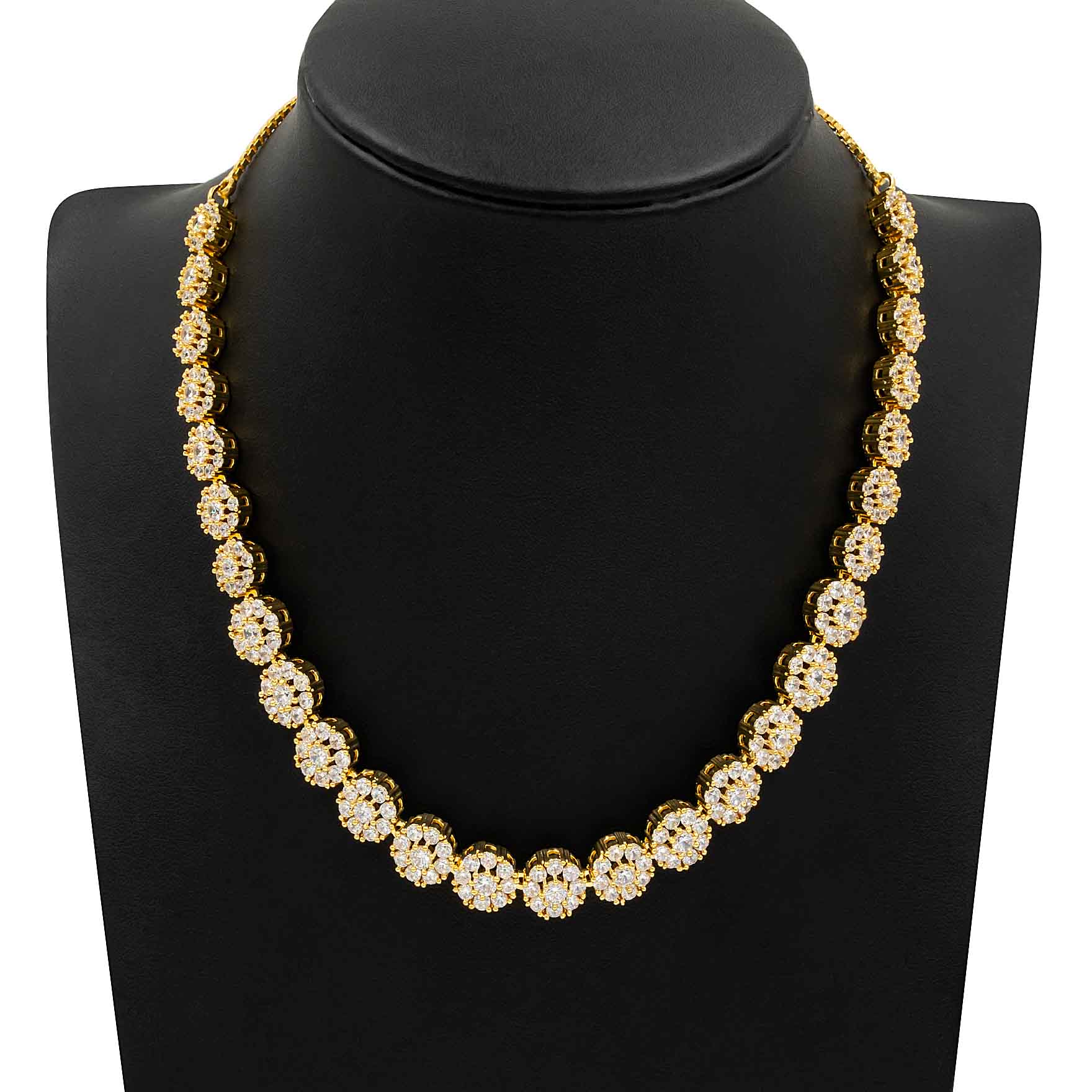 Premium Stone Necklace with Stud PMSNS28W-008, PMSHST36W-022