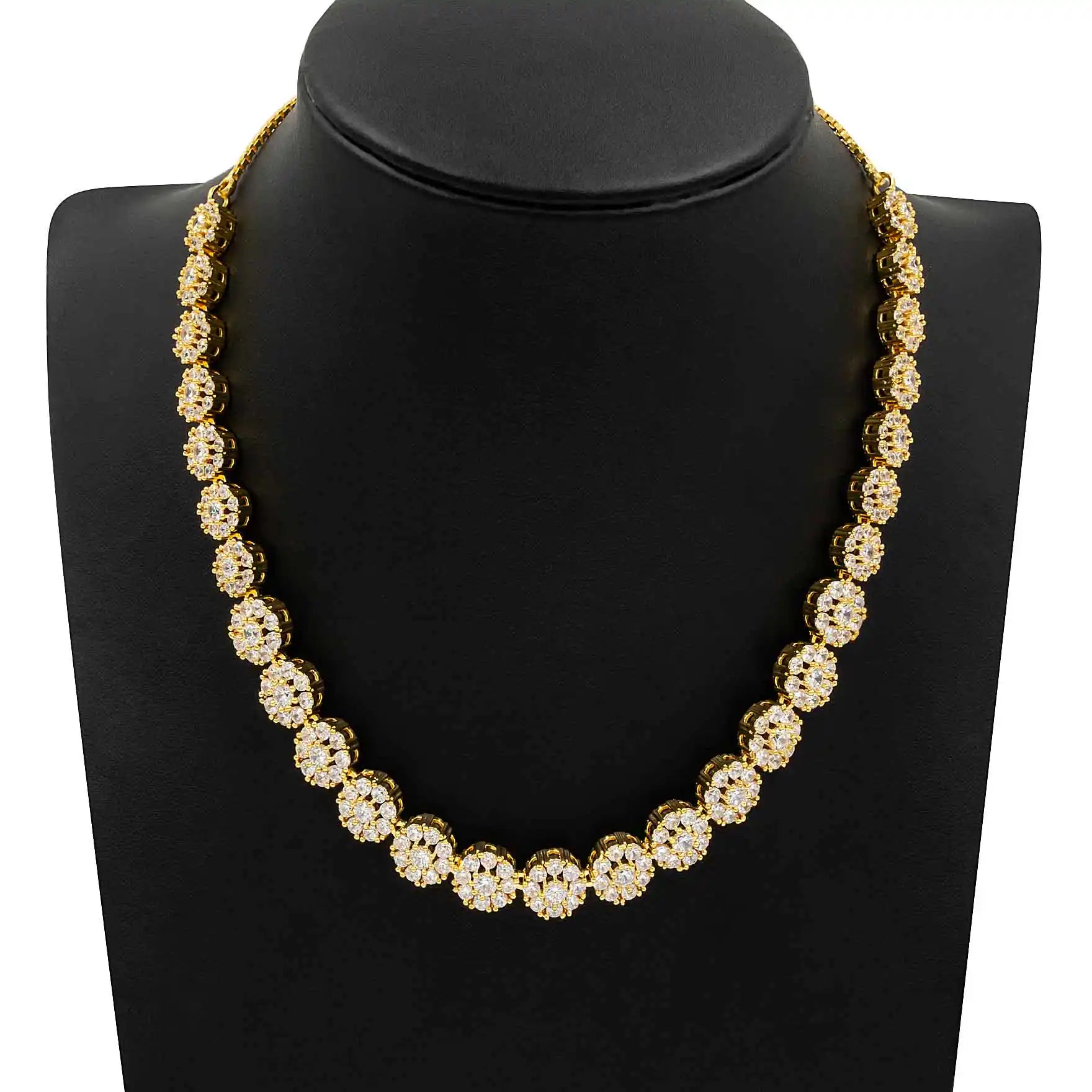Premium Stone Necklace with Stud PMSNS28W-008, PMSHST36W-022