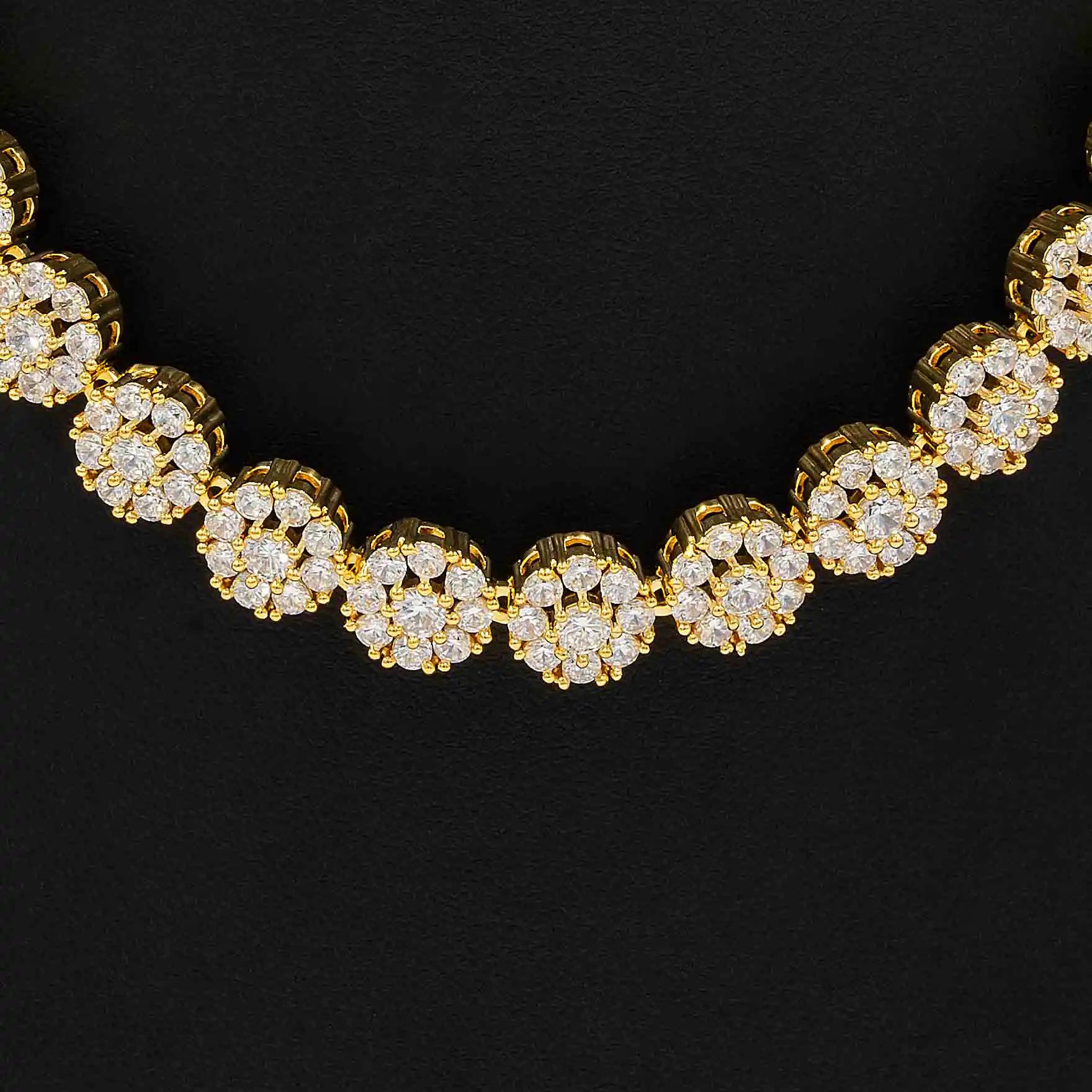 Premium Stone Necklace with Stud PMSNS28W-008, PMSHST36W-022