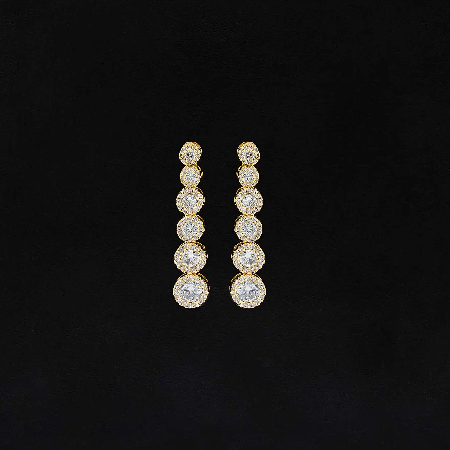 Premium Stone Necklace with Stud PMSNS33W-008, PMSHST27W-082