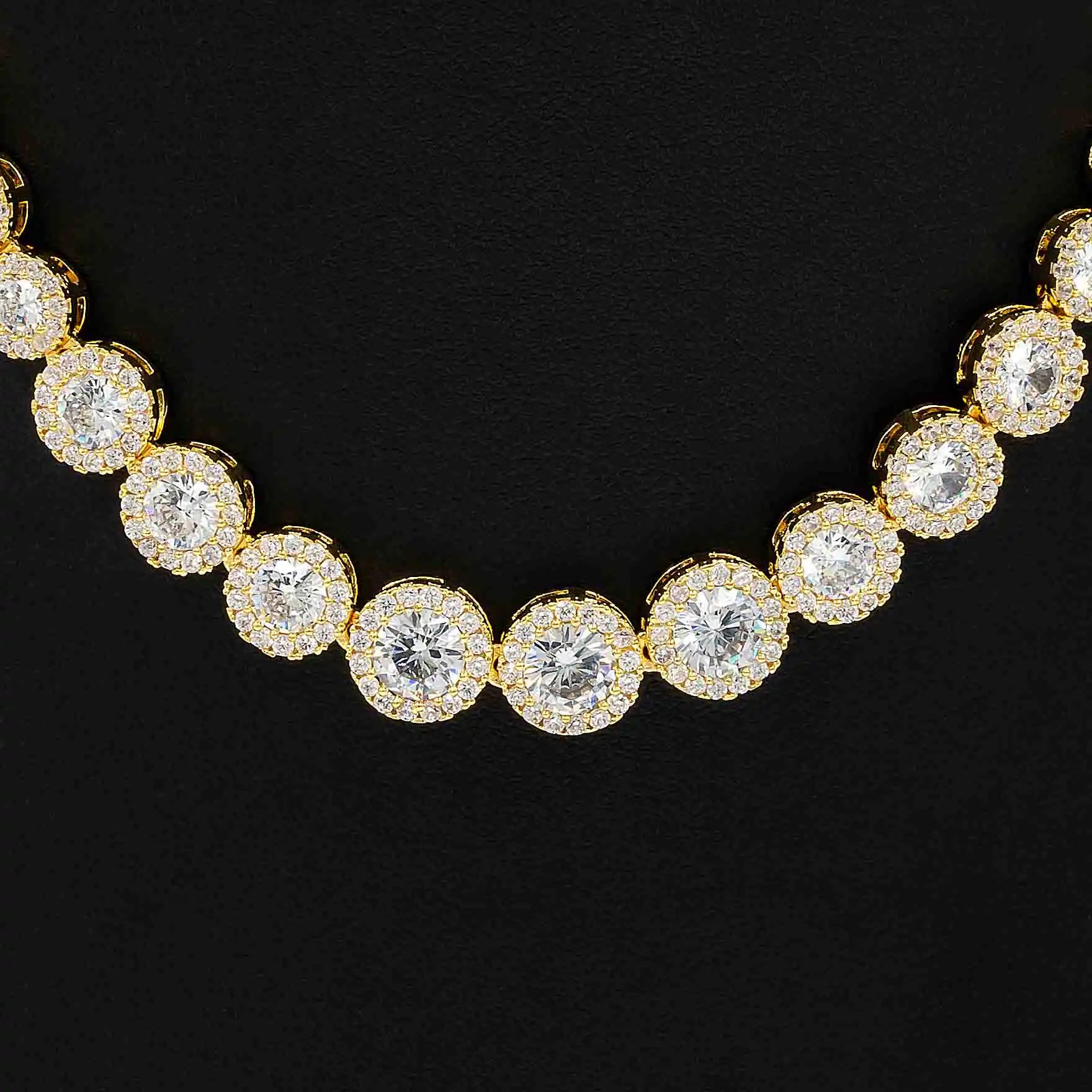 Premium Stone Necklace with Stud PMSNS33W-008, PMSHST27W-082