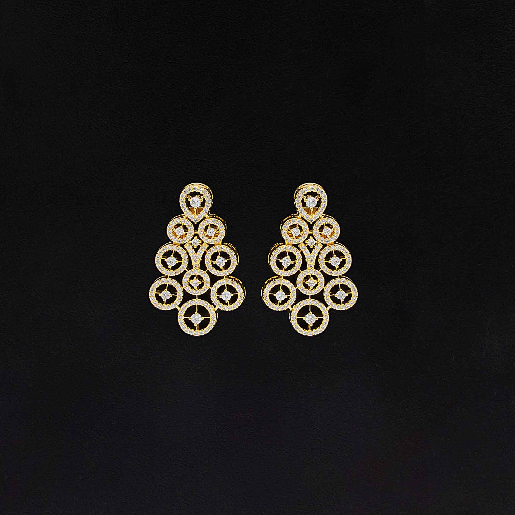 Premium Stone Necklace with Stud PMSNS39W-008, PMSHST31W-082